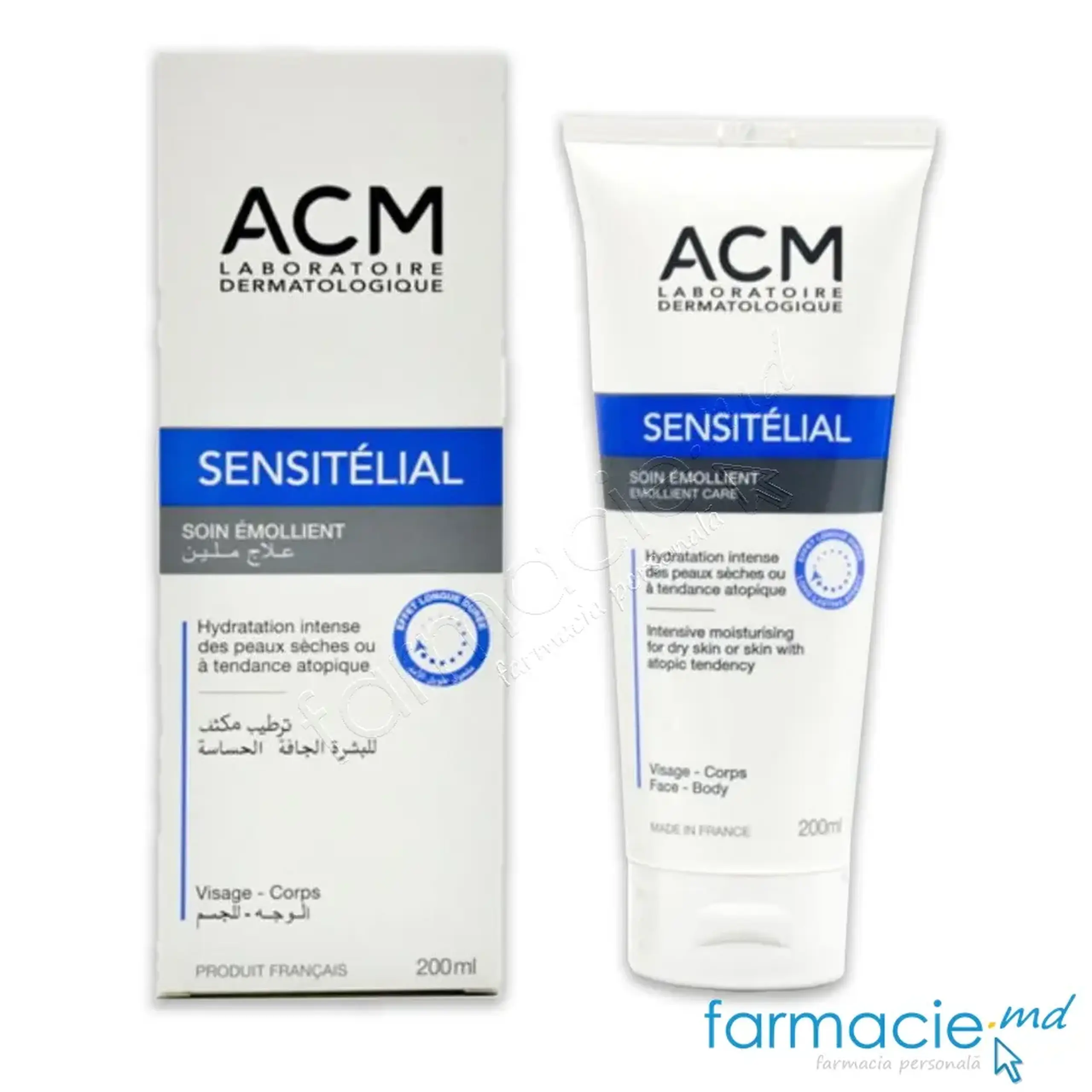 Sensitelial Crema emolienta 200ml ACM