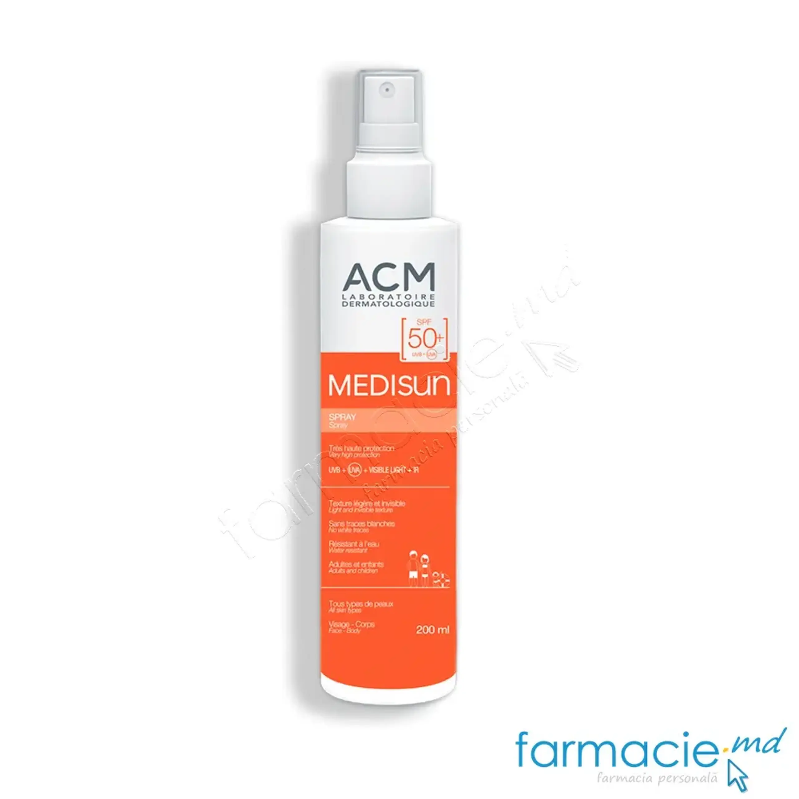 Medisun SPF50 Spray 200 ml ACM