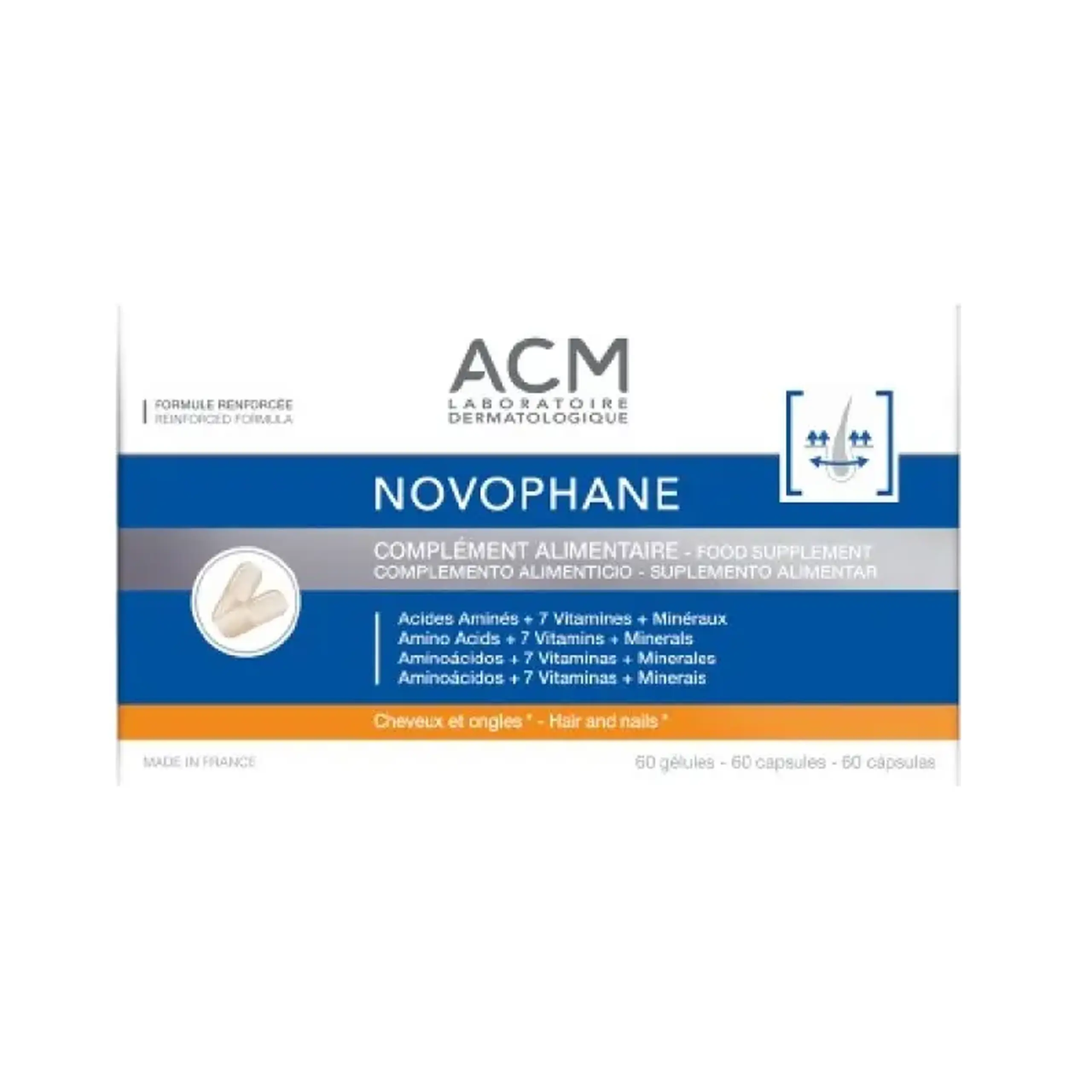 Novophane caps. N60 ACM