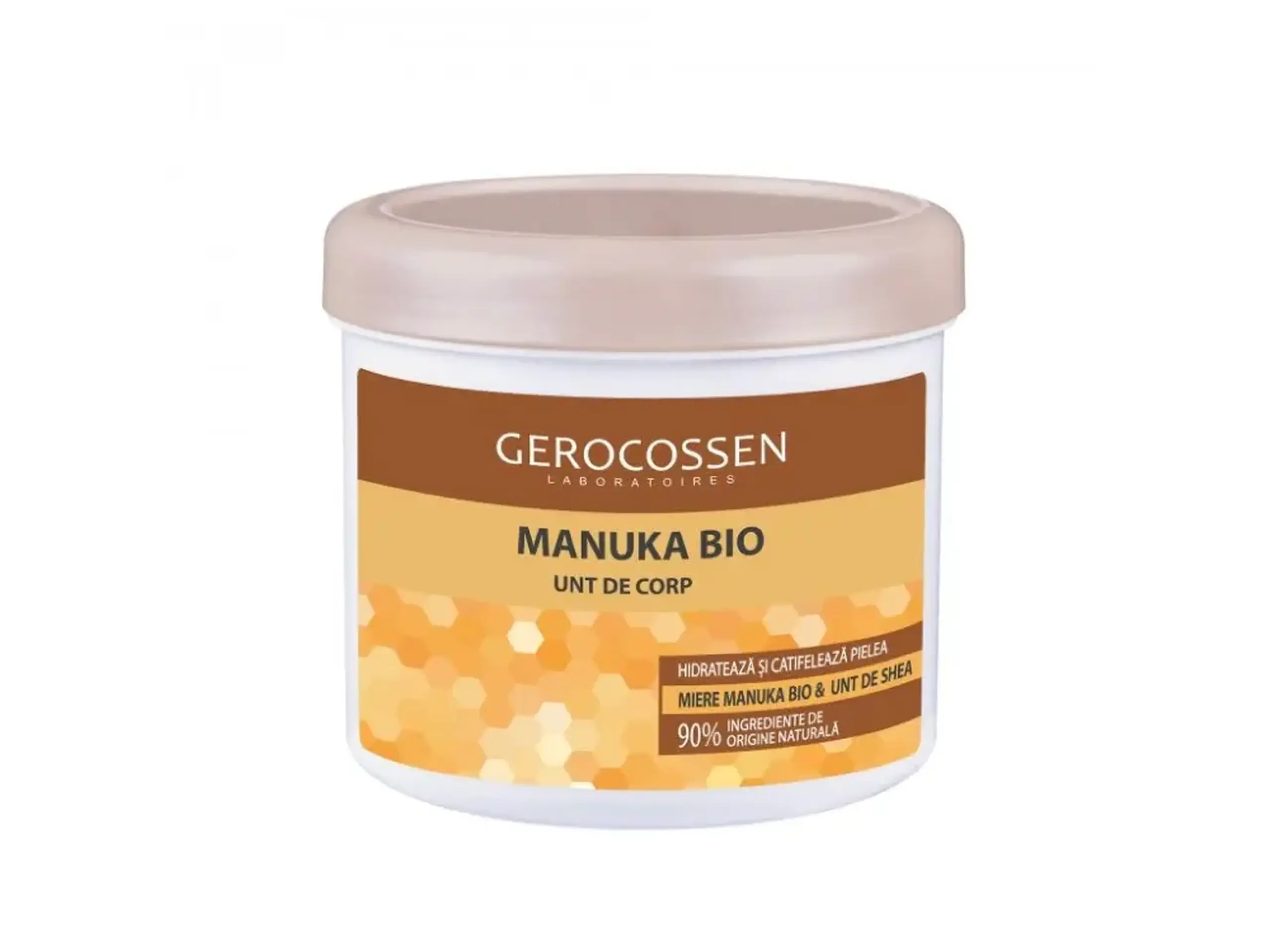 Gerocossen Manuka Bio Unt de corp - Miere Manuka, unt shea, ulei migdale 450ml