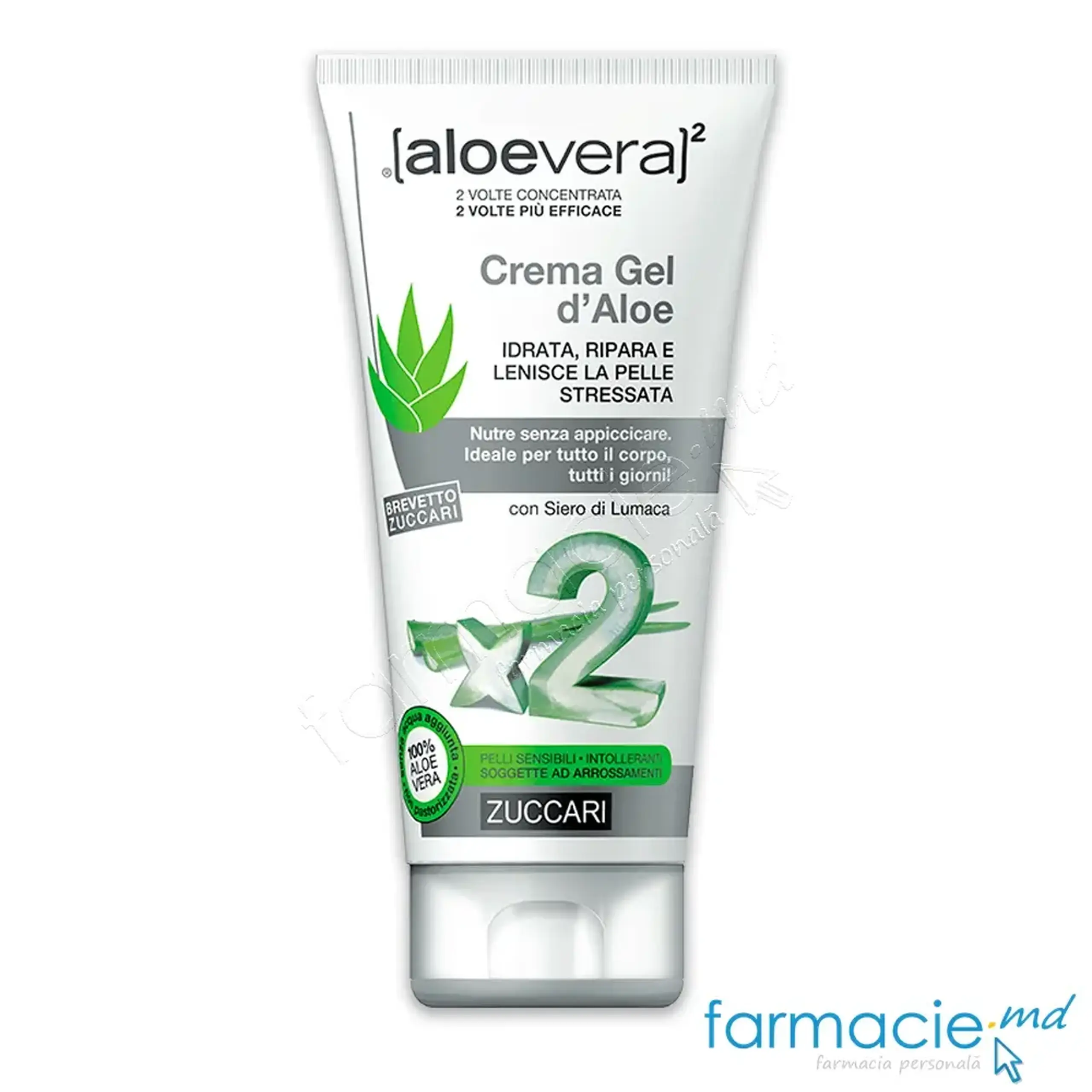 Zuccari AloeVera Crema-gel corp nutritiva & protectoare 150ml