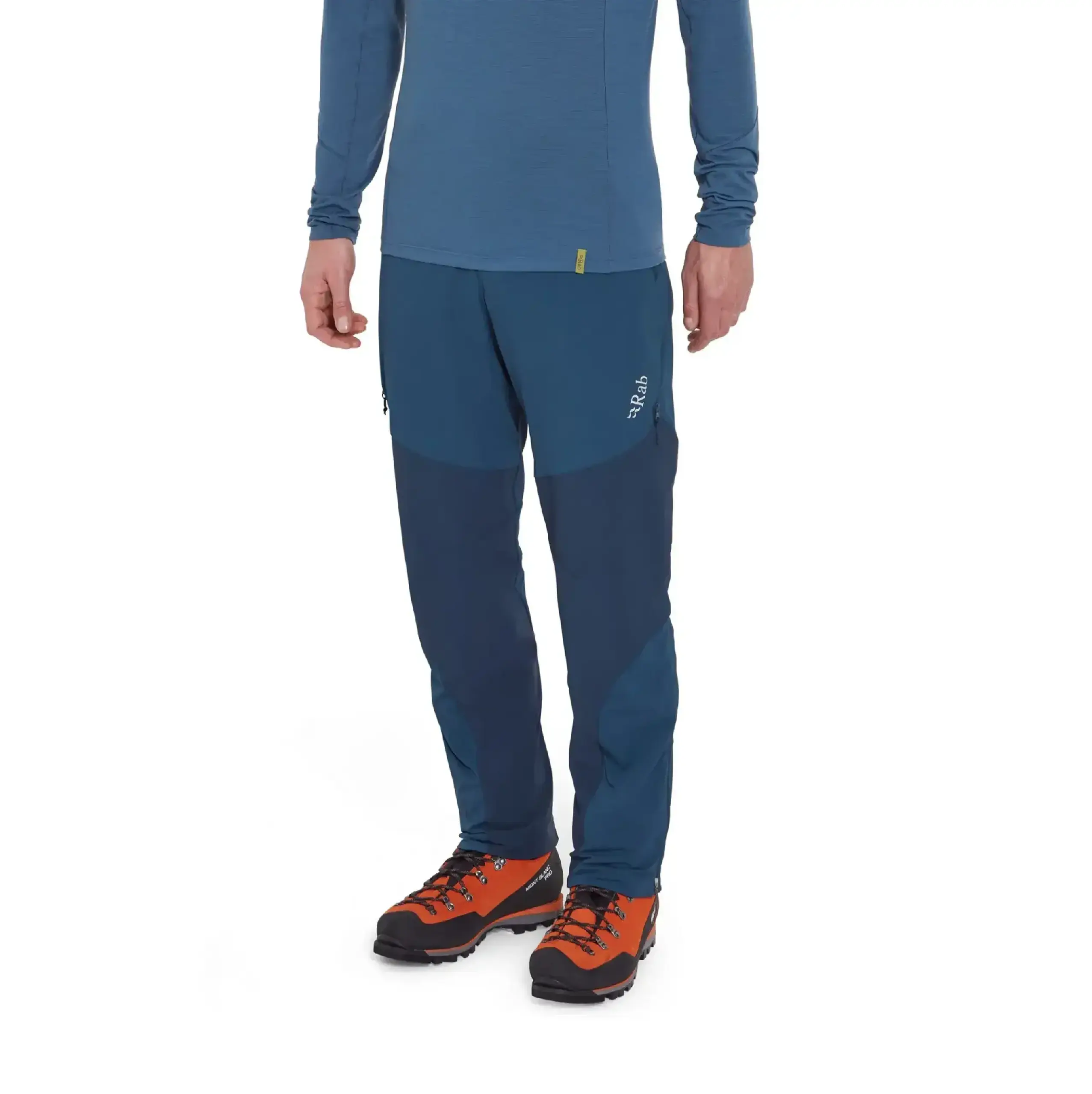 Pantaloni Rab Torque VR Mns tempest blue - Размер l Ростовка regular
