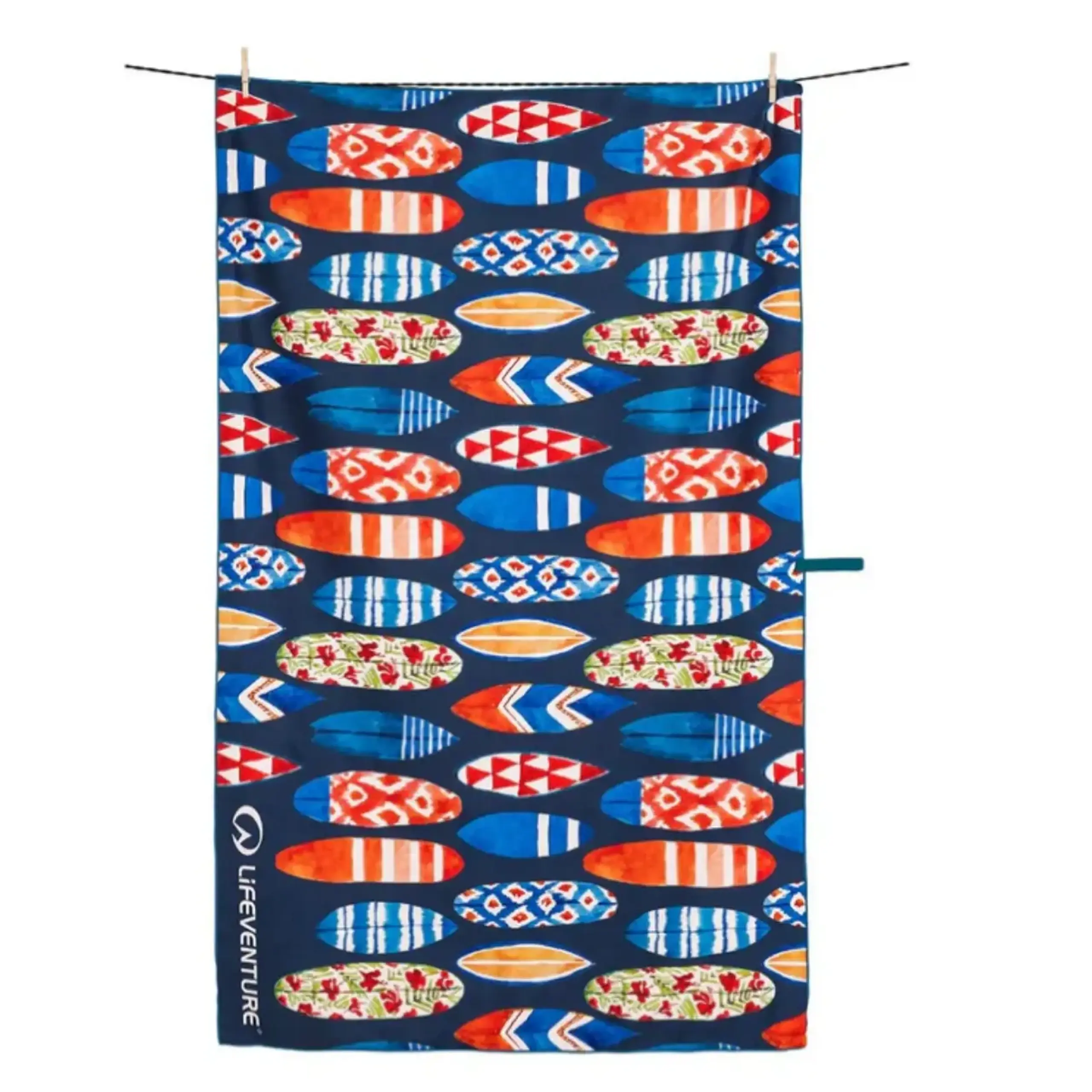 Prosop Lifeventure Recycled SF Towel - Culoare surfboards