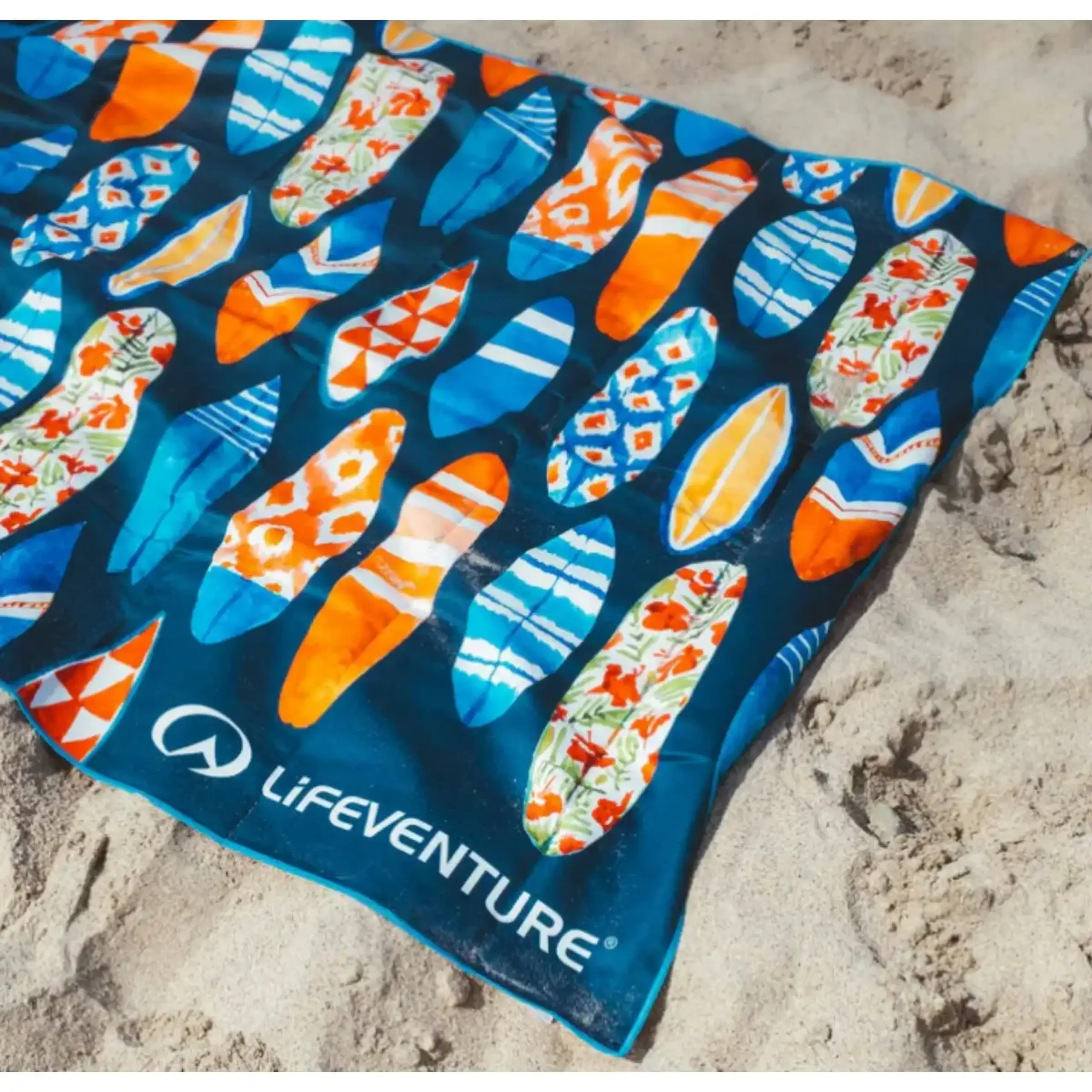 Prosop Lifeventure Recycled SF Towel - Culoare surfboards