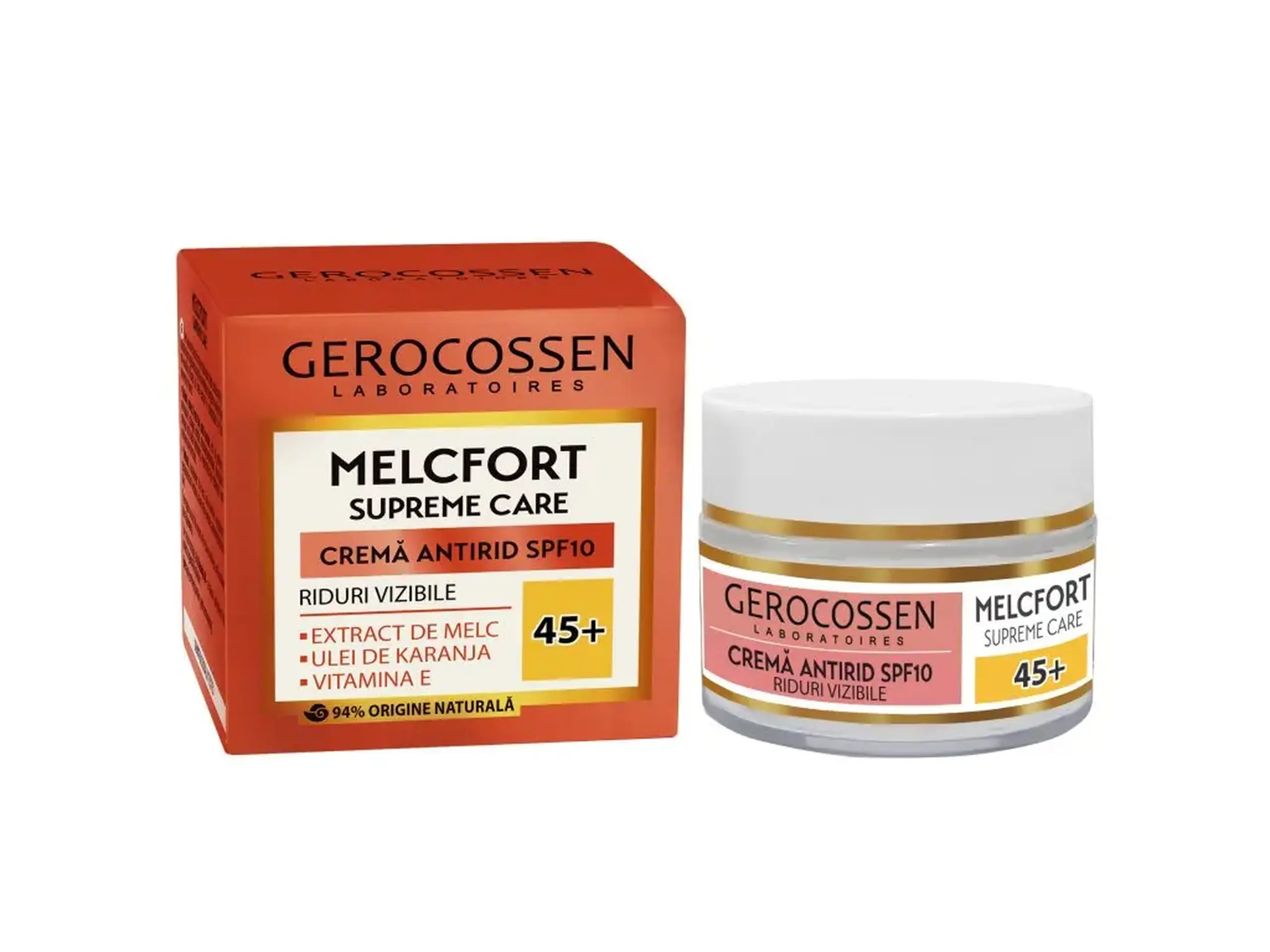 Gerocossen Melcfort Crema antirid SPF10 riduri vizibile 45+ 50ml
