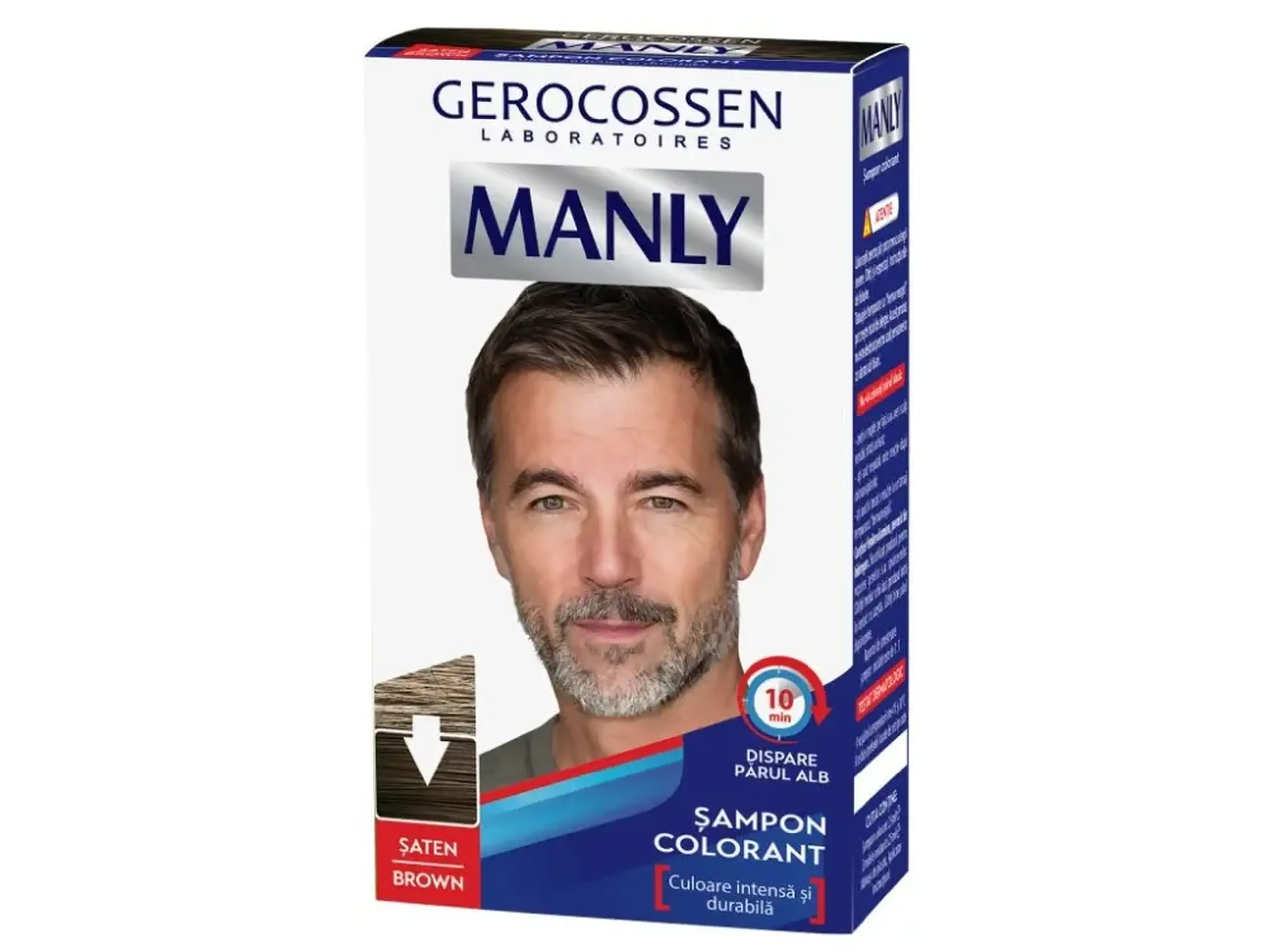 Gerocossen Manly Sampon colorant Saten - Aloe, keratina, vit E 25ml