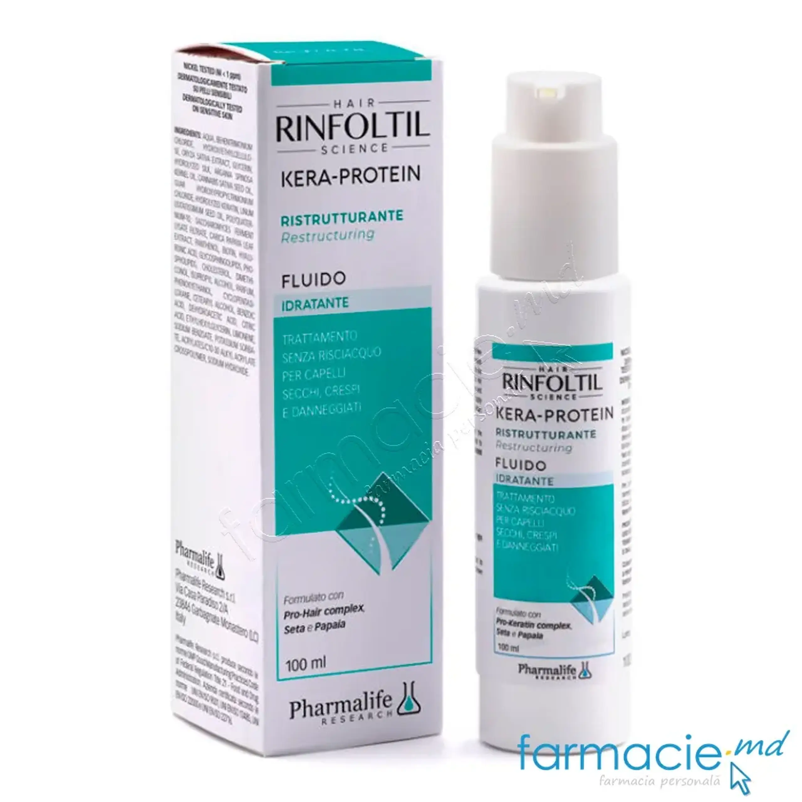 RINFOLTIL Kera-Protein Lotiune restructuranta 100ml Pharmalife