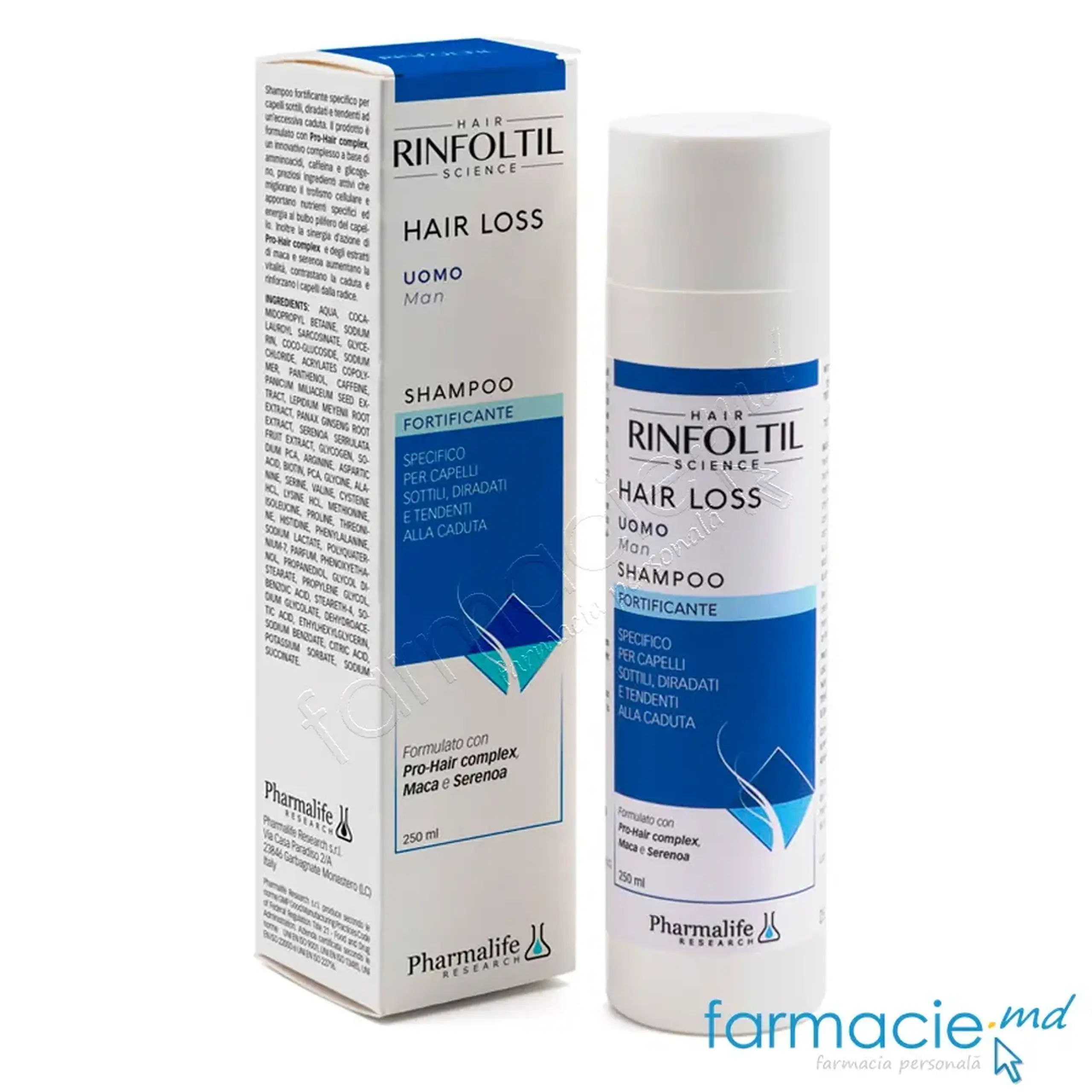 RINFOLTIL Hair Loss Man Sampon anti-cadere 250ml Pharmalife
