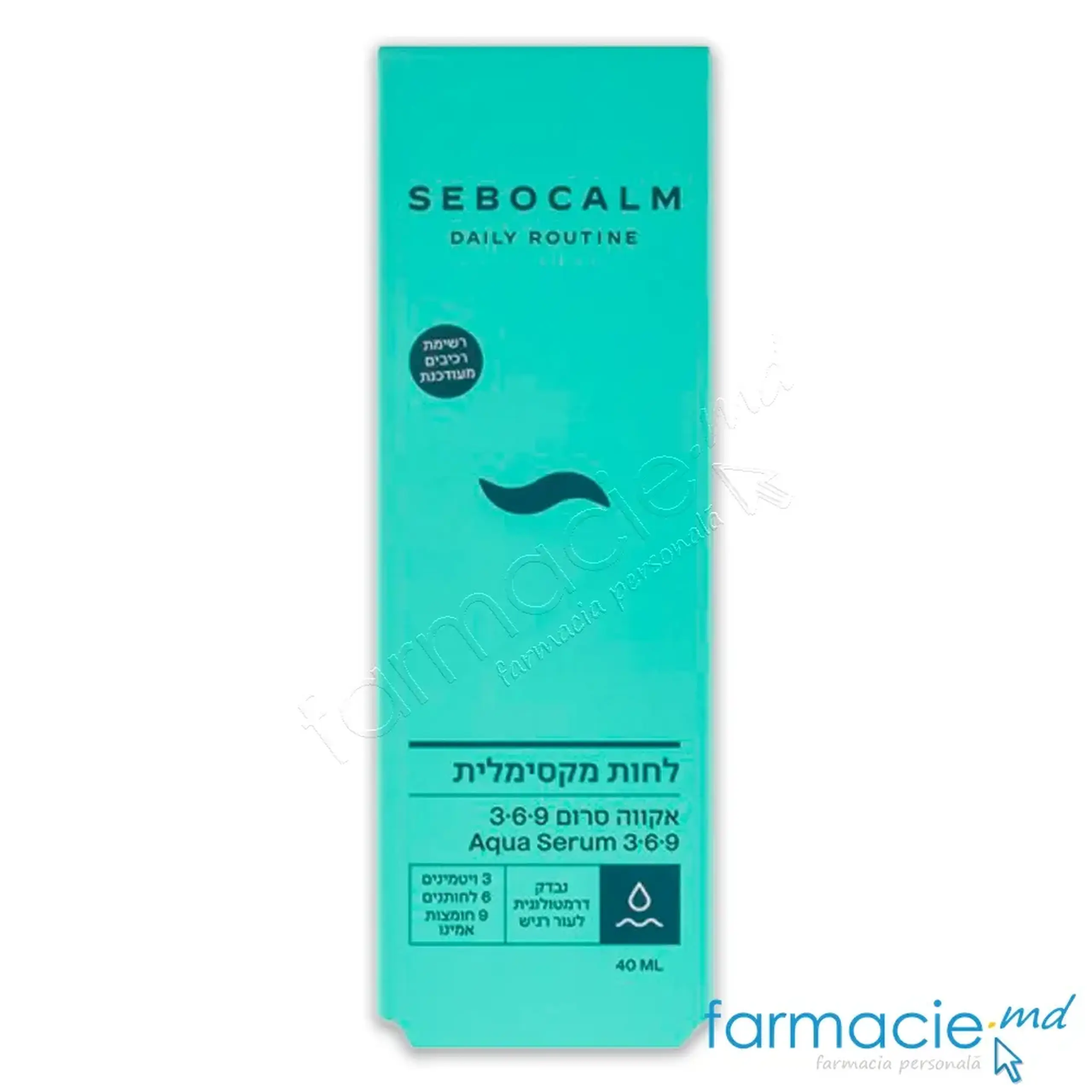 SeboCalm Daily Routine Aqua Ser 3-6-9 fata 40ml