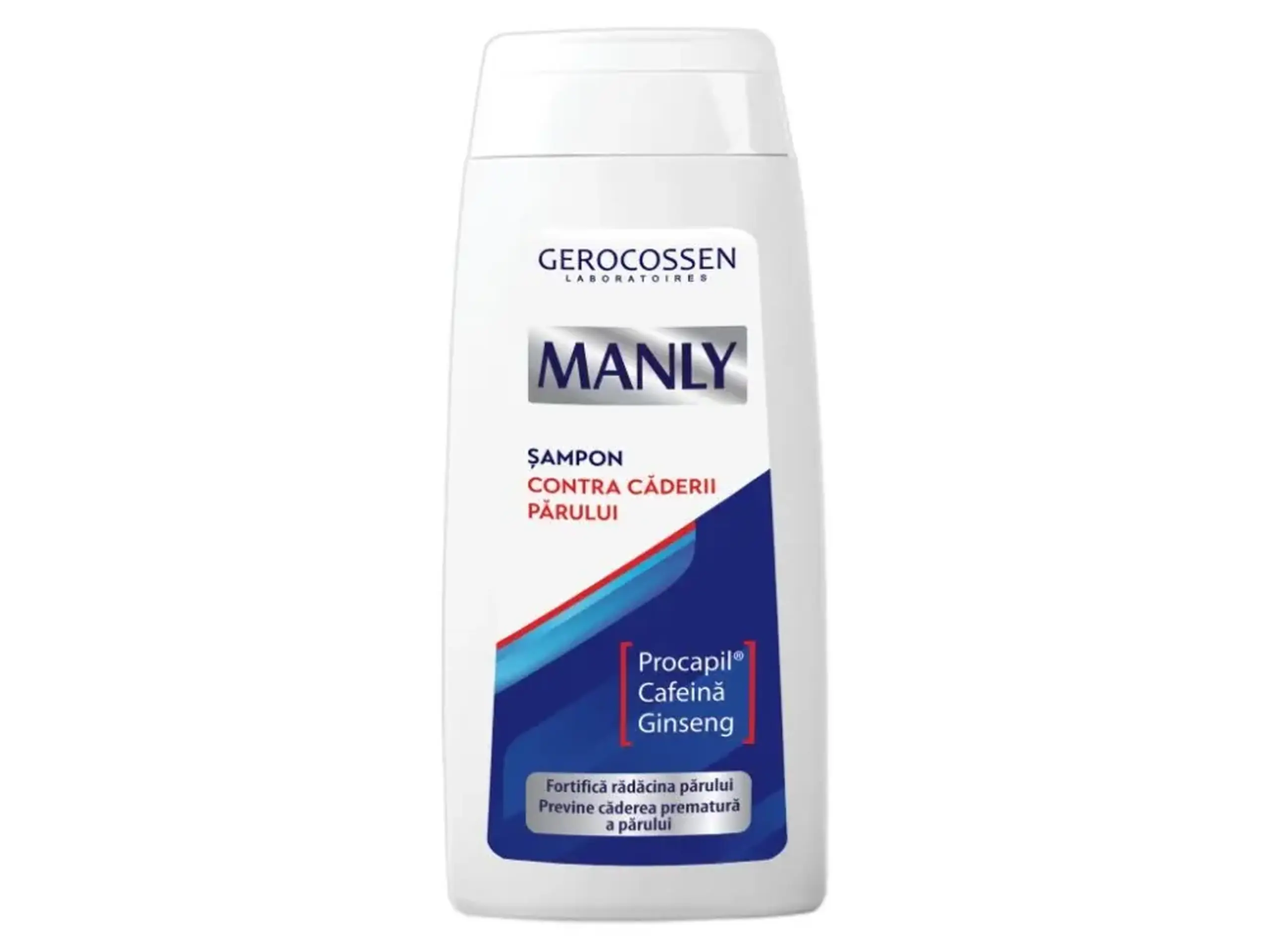Gerocossen Manly Sampon contra caderii parului - Procapil, cafeina, ginseng 275ml