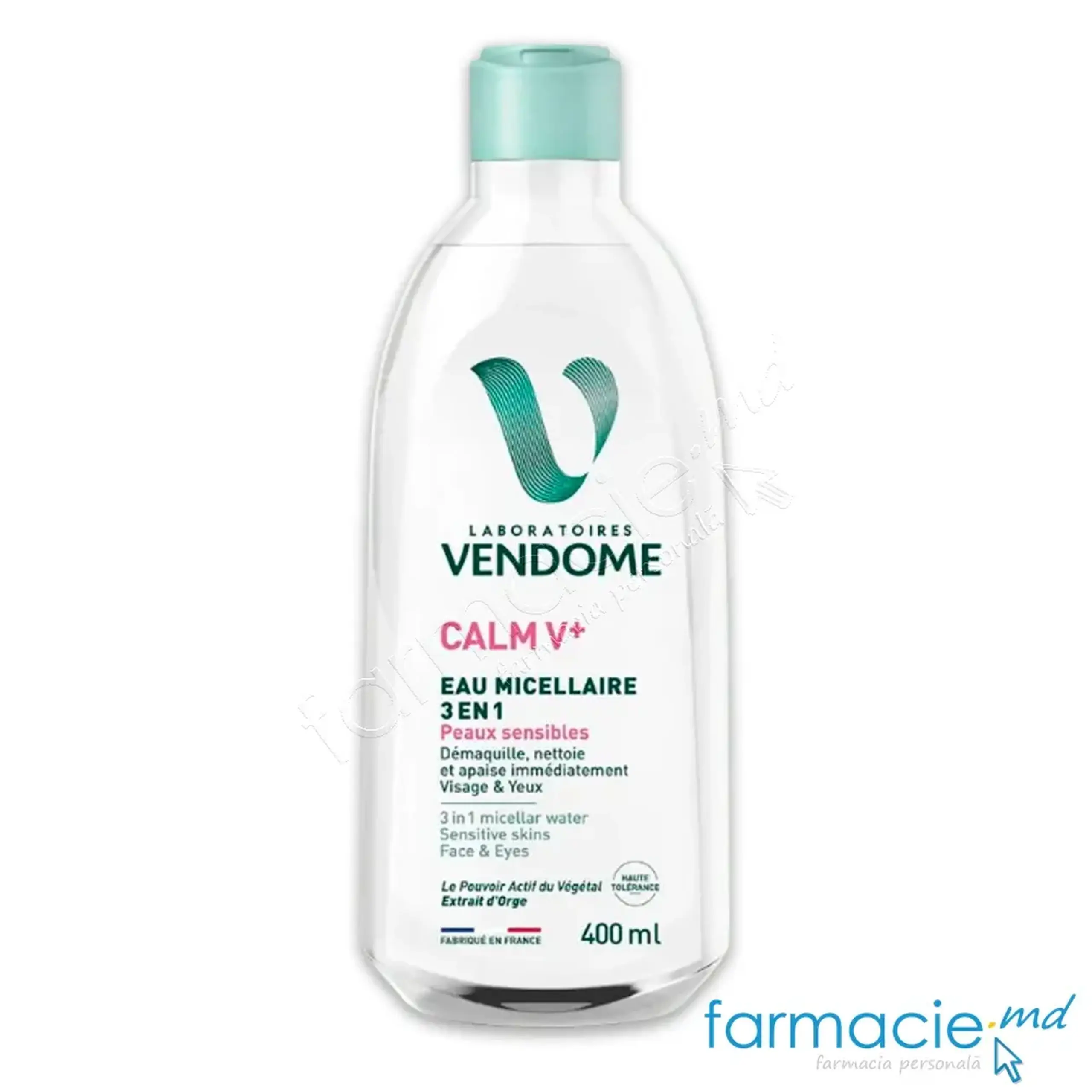 VENDOME CALM V+ Apa micelara 3 in 1 (ten sensibil) 400ml