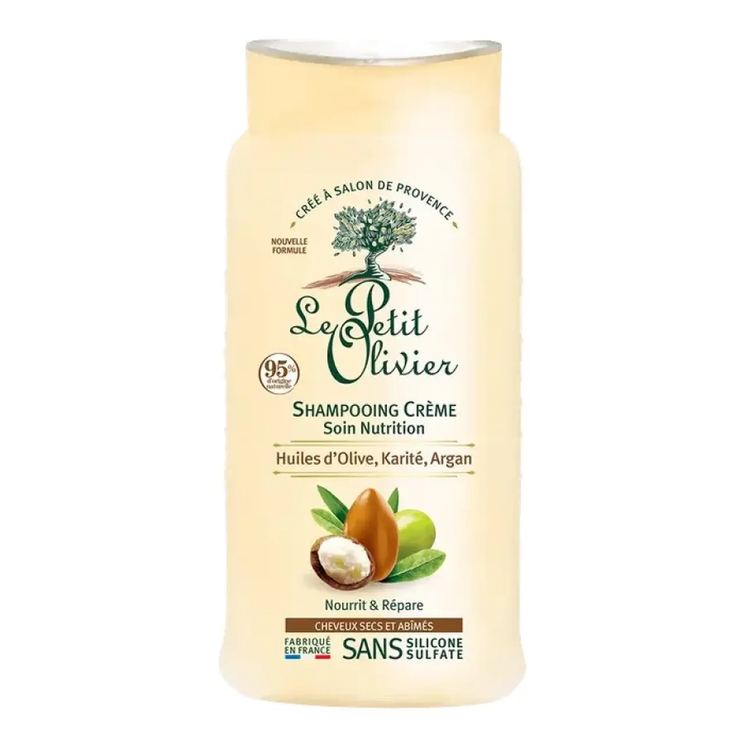 Le Petit Olivier Sampon Hranitor par uscat si deteriorat Olive,Karite,Argan 250ml
