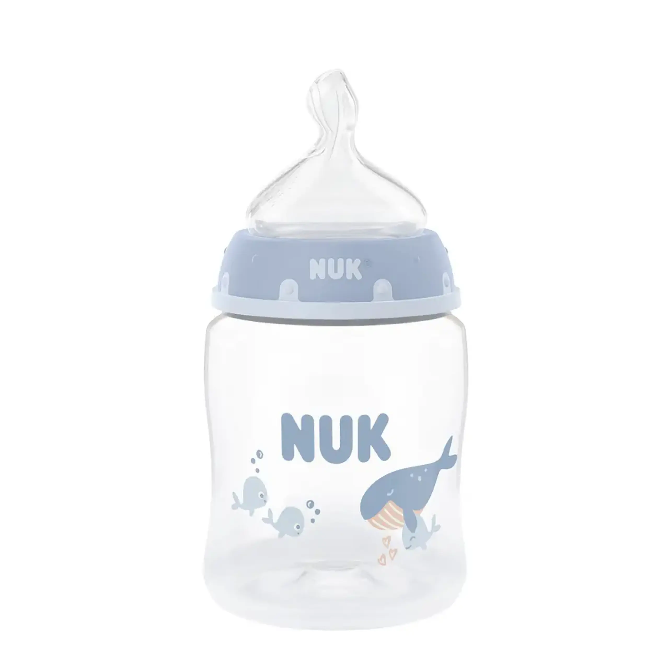 NUK Sticluta First Choice plastic 150ml + tetina silicon (S) (0+luni)