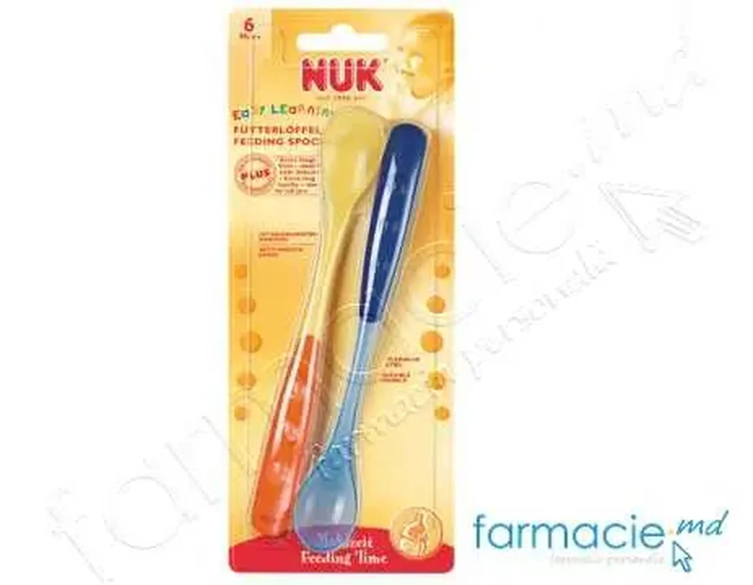 NUK Set copii 2 lingurite 6 uni+