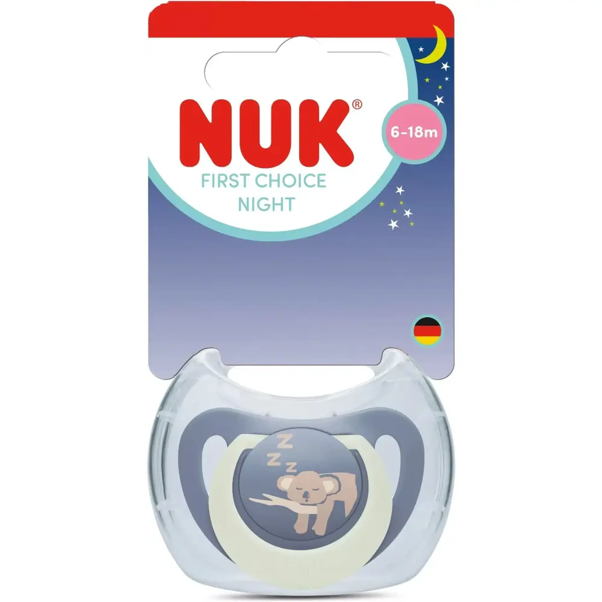 NUK suzeta silicon noapte First Choice 6-18 luni