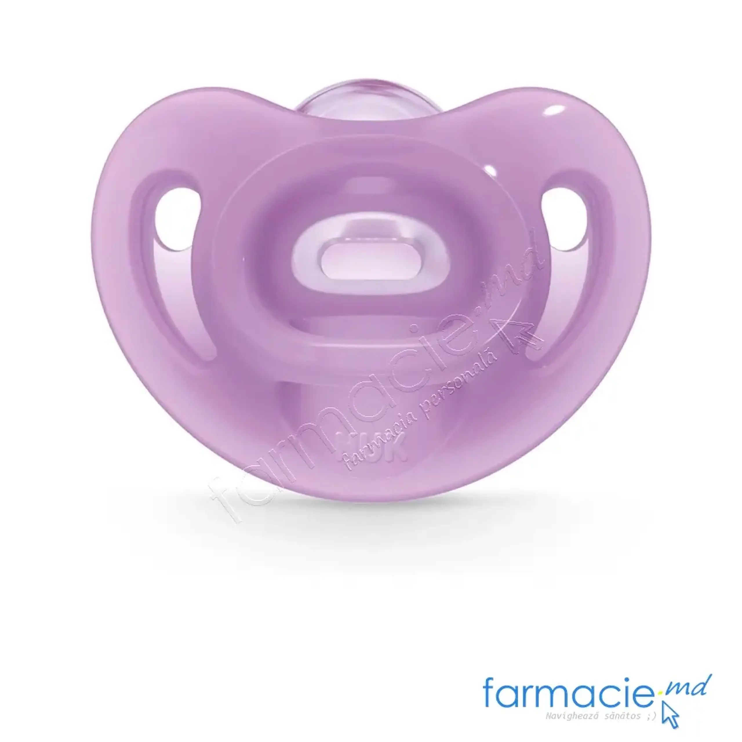 NUK Suzeta silicon 100% sensitive 0-6luni in cutie