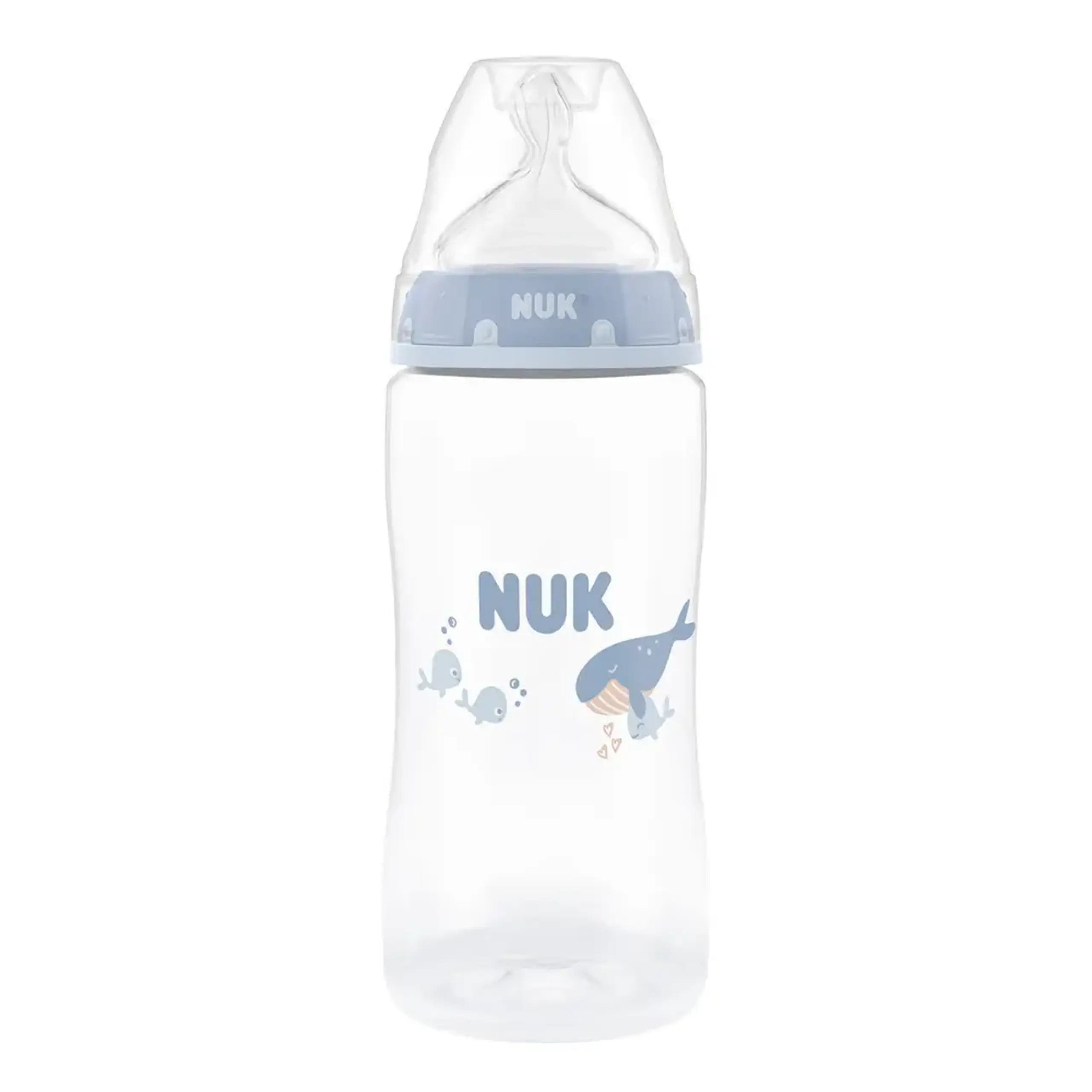 NUK Sticluta First Choice plastic 300ml + tetina silicon (M) (3luni+)