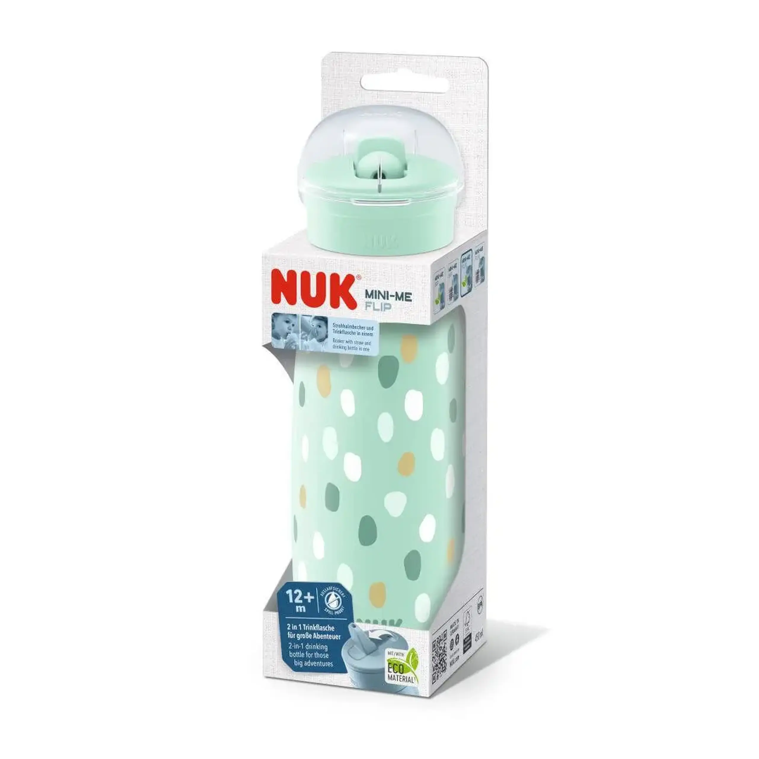 NUK Sticluta Mini-Me canuta plastic 450ml 12 luni+