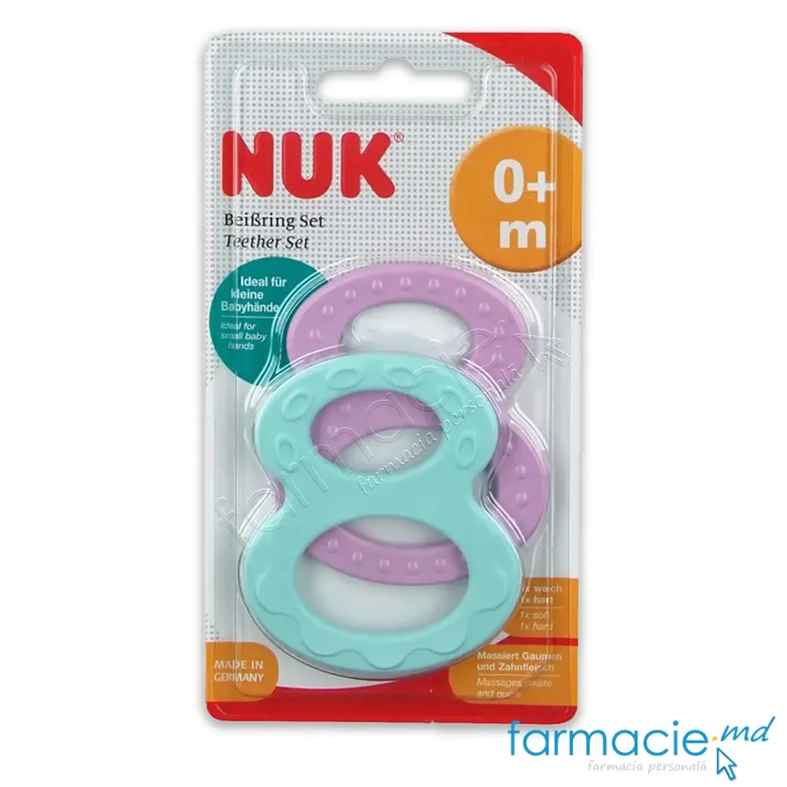 NUK Inel dentitie N2 (0 luni+)