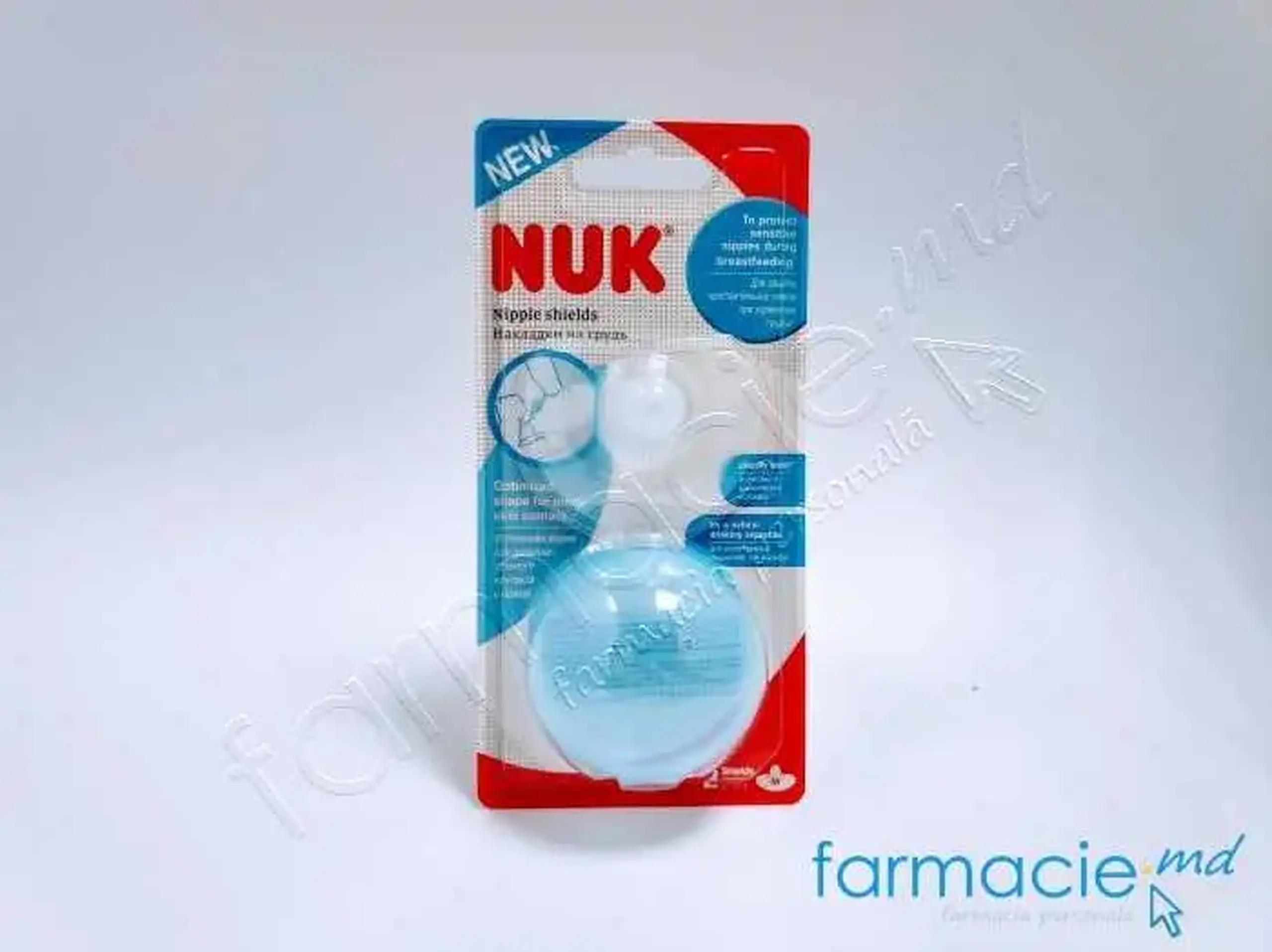 NUK Protector mameloane silicon N2