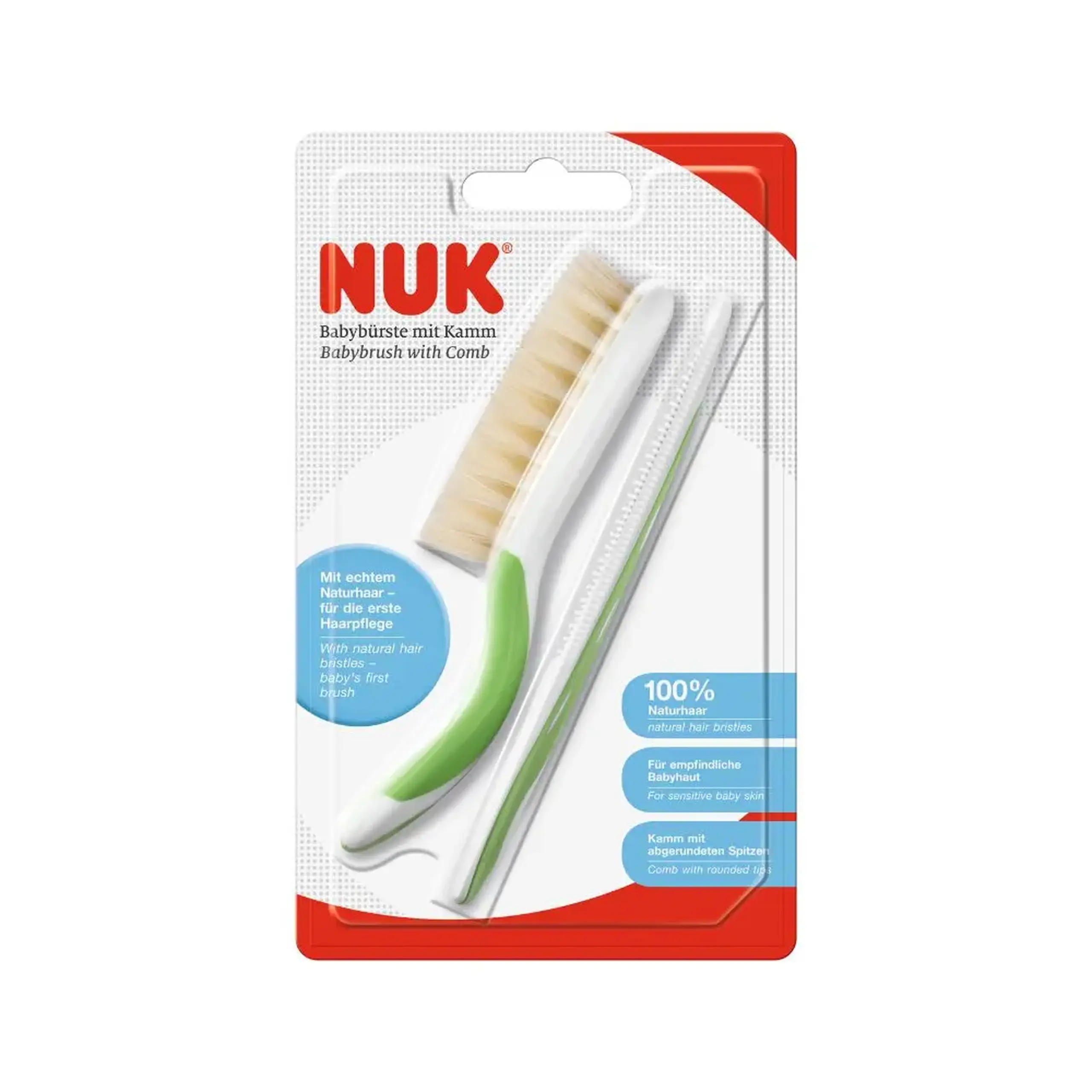 NUK Perii si pieptene copii Set