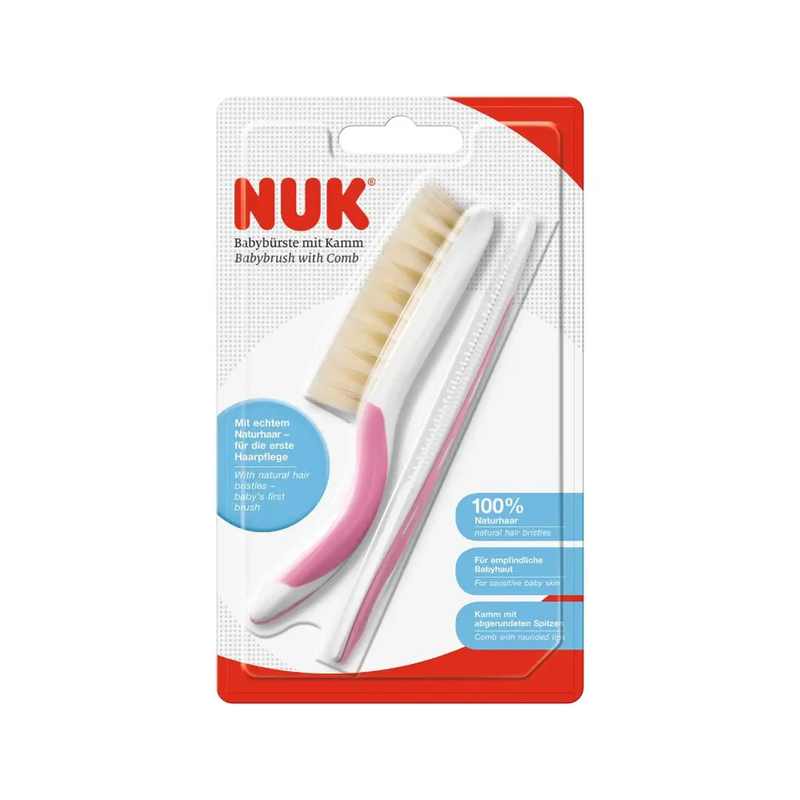 NUK Perii si pieptene copii Set