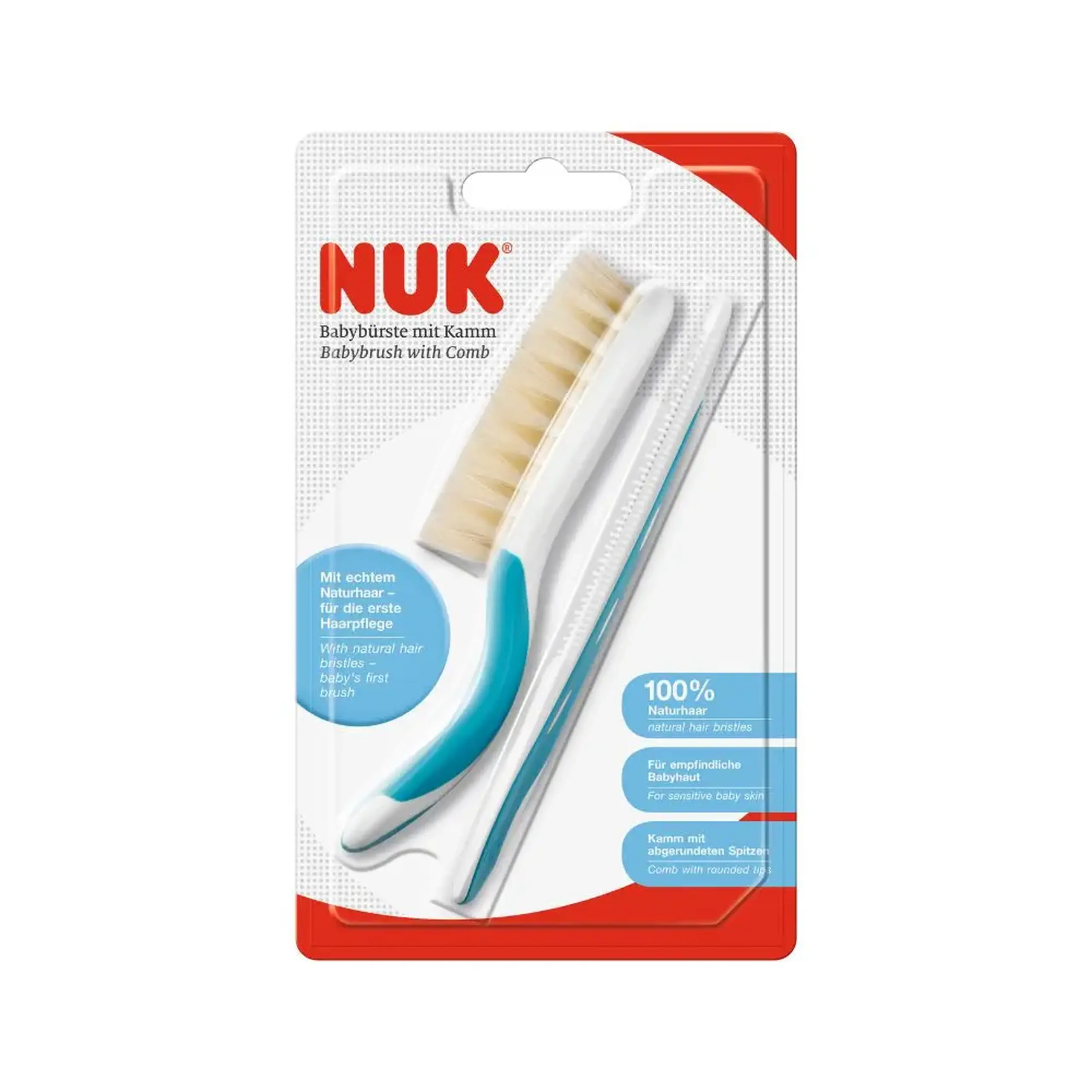 NUK Perii si pieptene copii Set