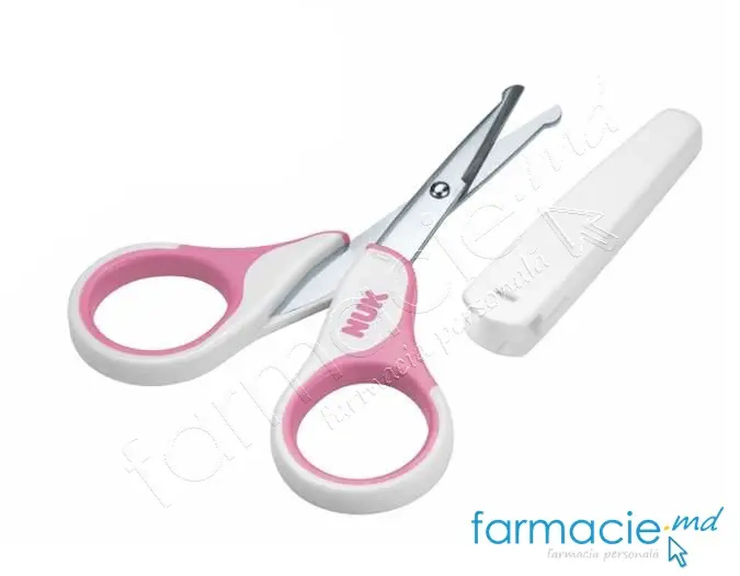 NUK Foarfece cu capac protector