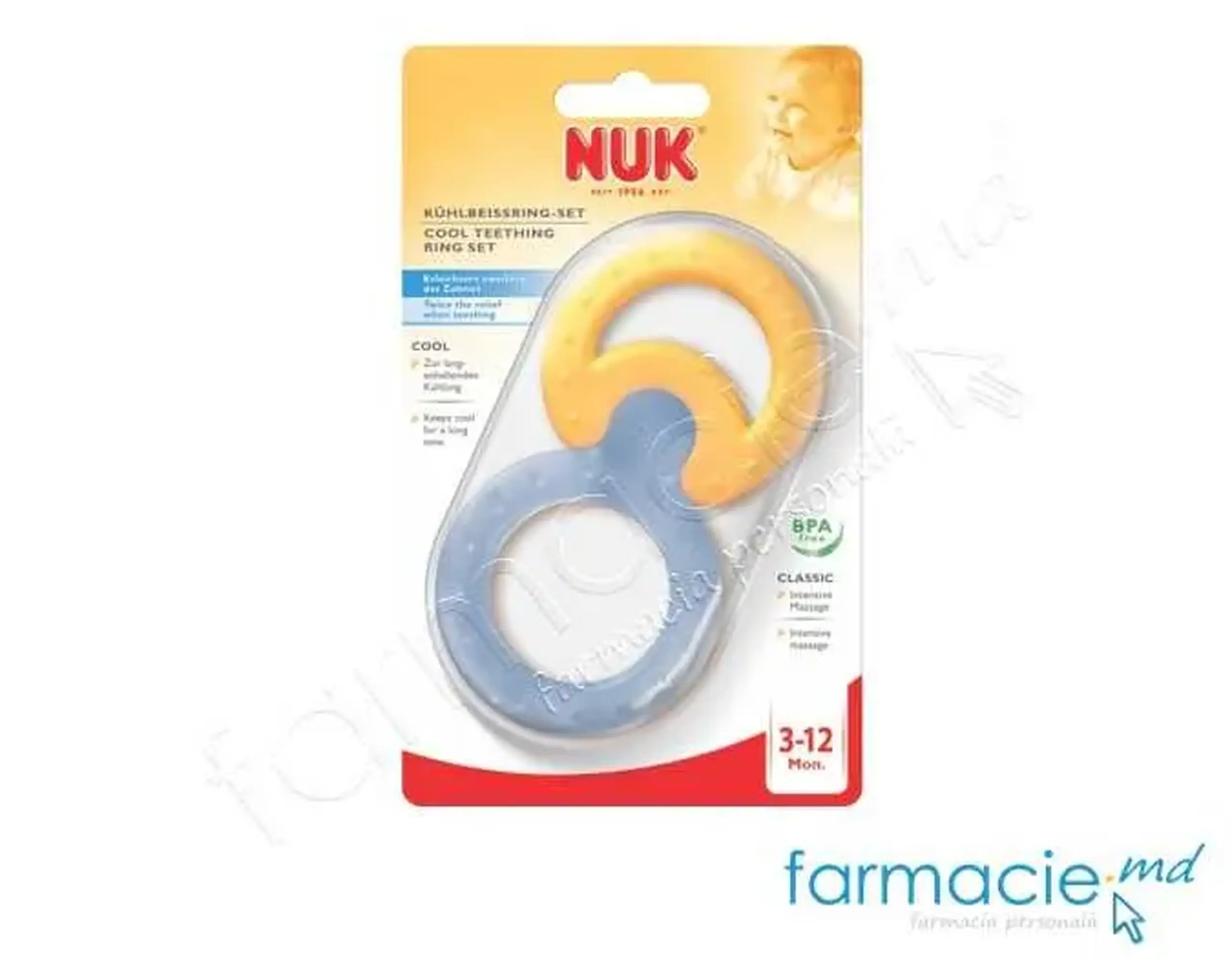 NUK Inel dentitie N2 refrigerente 3-12 luni