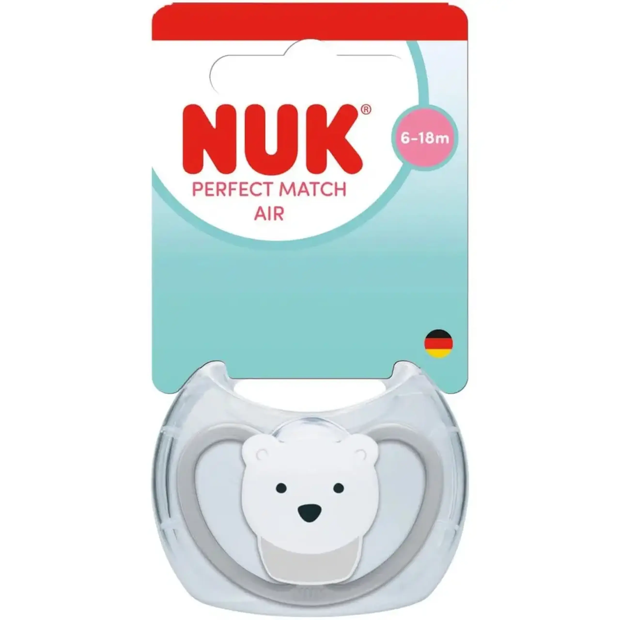 NUK suzeta silicon Perfect Match Air 6-18 luni