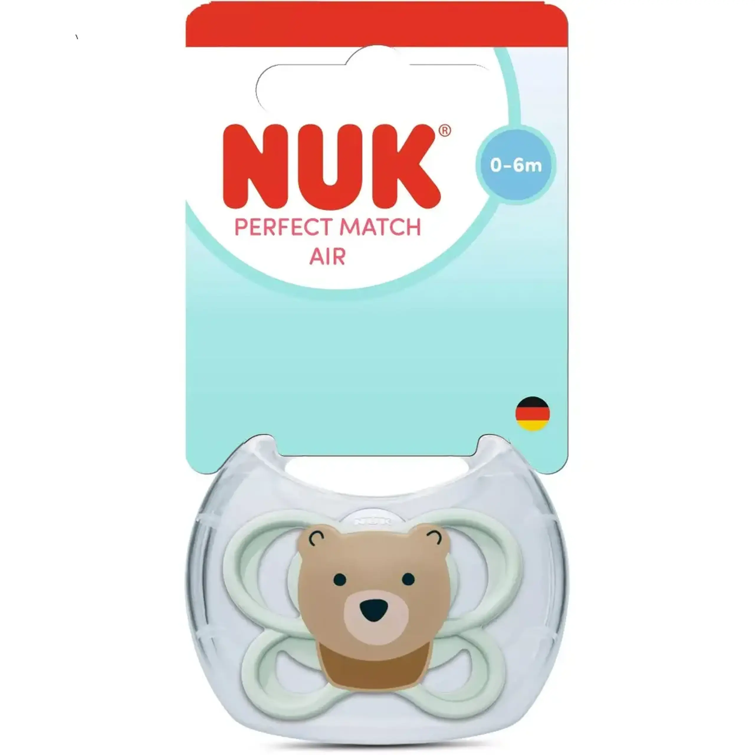 NUK suzeta silicon Perfect Match Air 0-6 luni