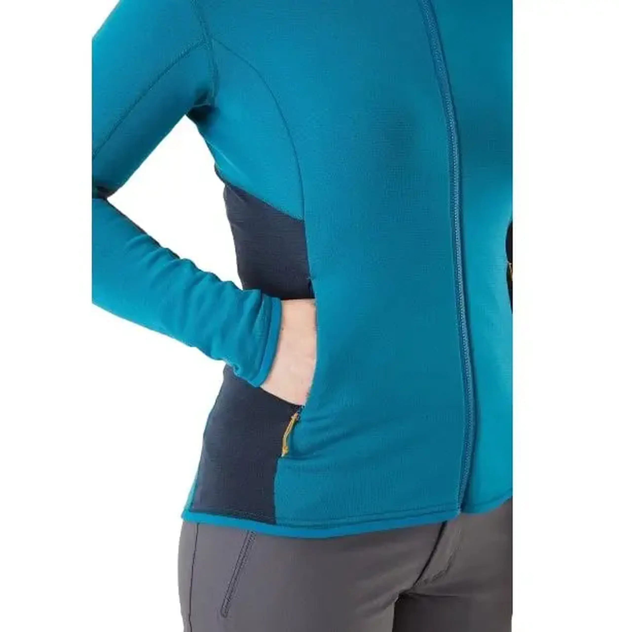 Jachetă Rab Syncrino Mid Hoody Wmn ultramarine - Mărime s