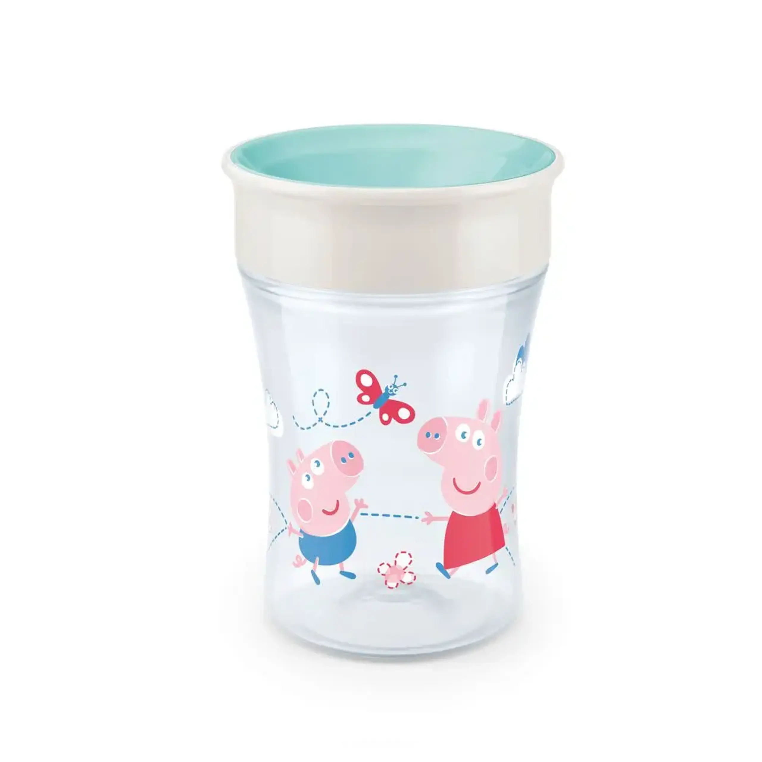 NUK Canuta pahar Magic Peppa 8 luni+230ml
