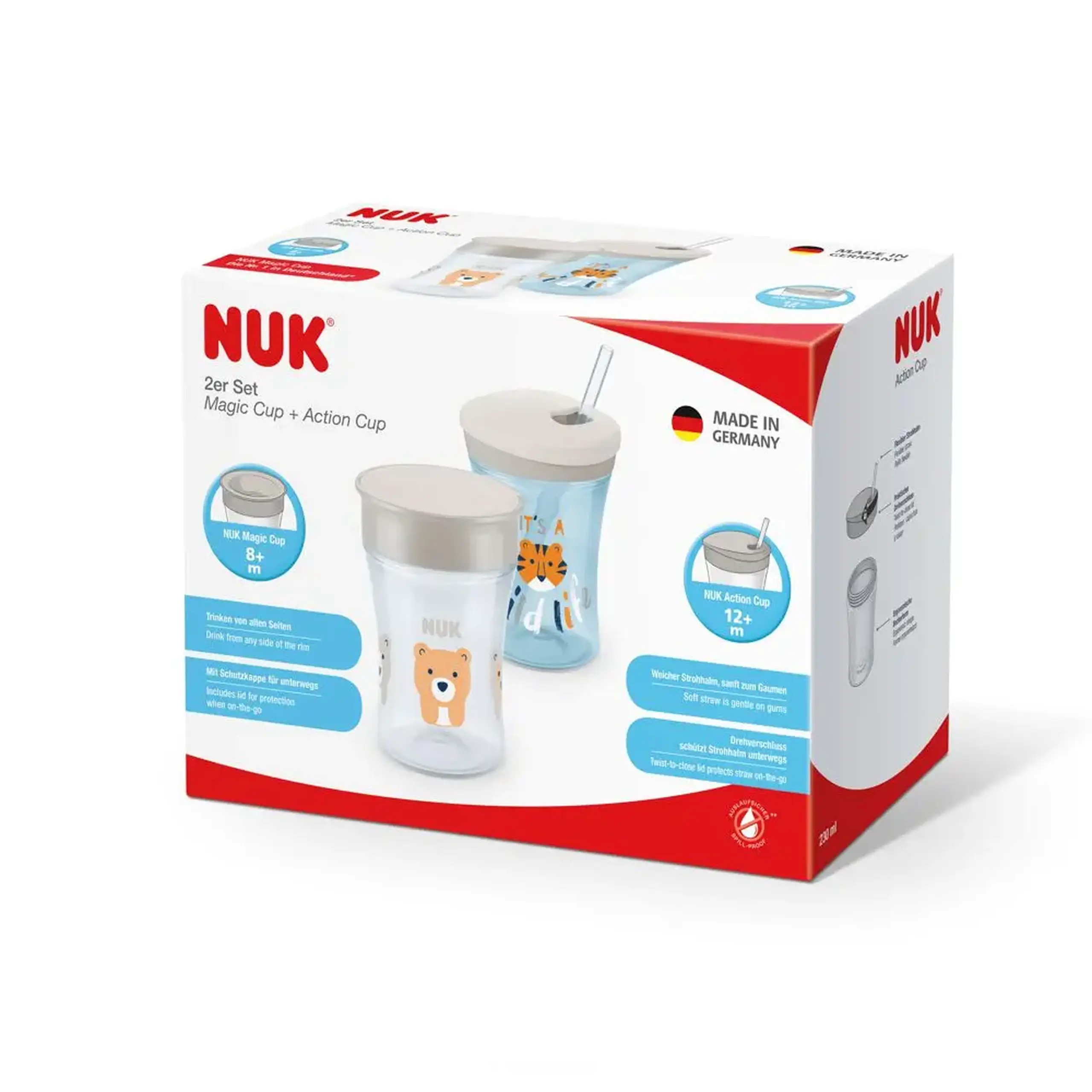 NUK Set (canuta magic + canuta action) 8+ luni