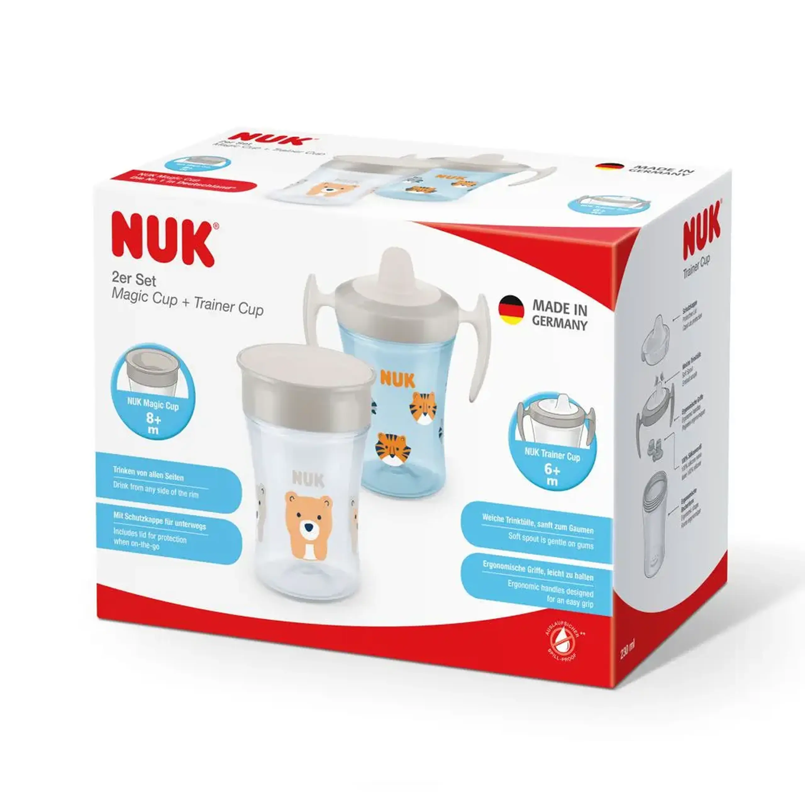 NUK Set (canuta magic + canuta trainer) 6+ luni