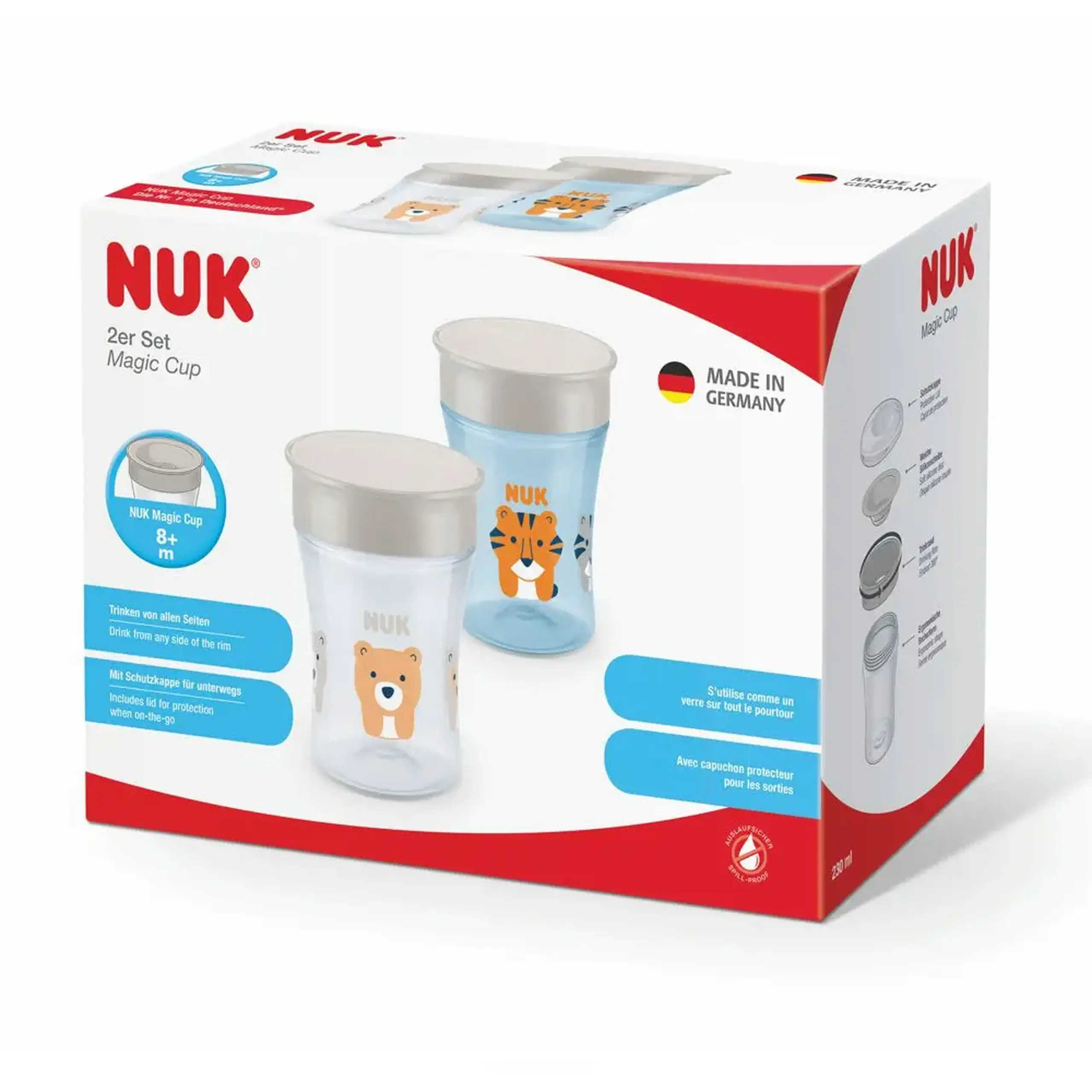 NUK Set (canuta magic 2 buc) 8+ luni