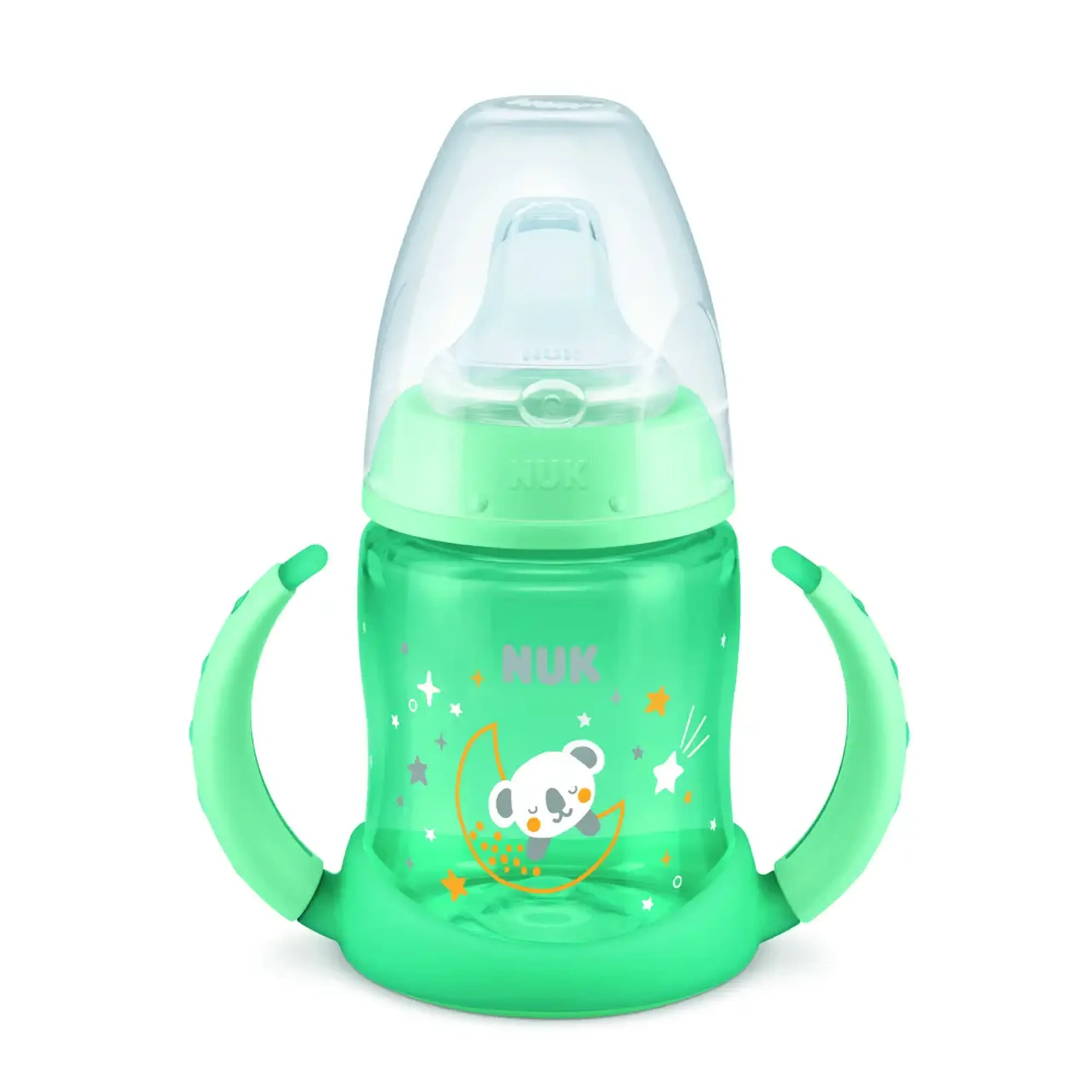 NUK Sticluta de noapte cu minere si adaptor 150ml (6-18luni) FC