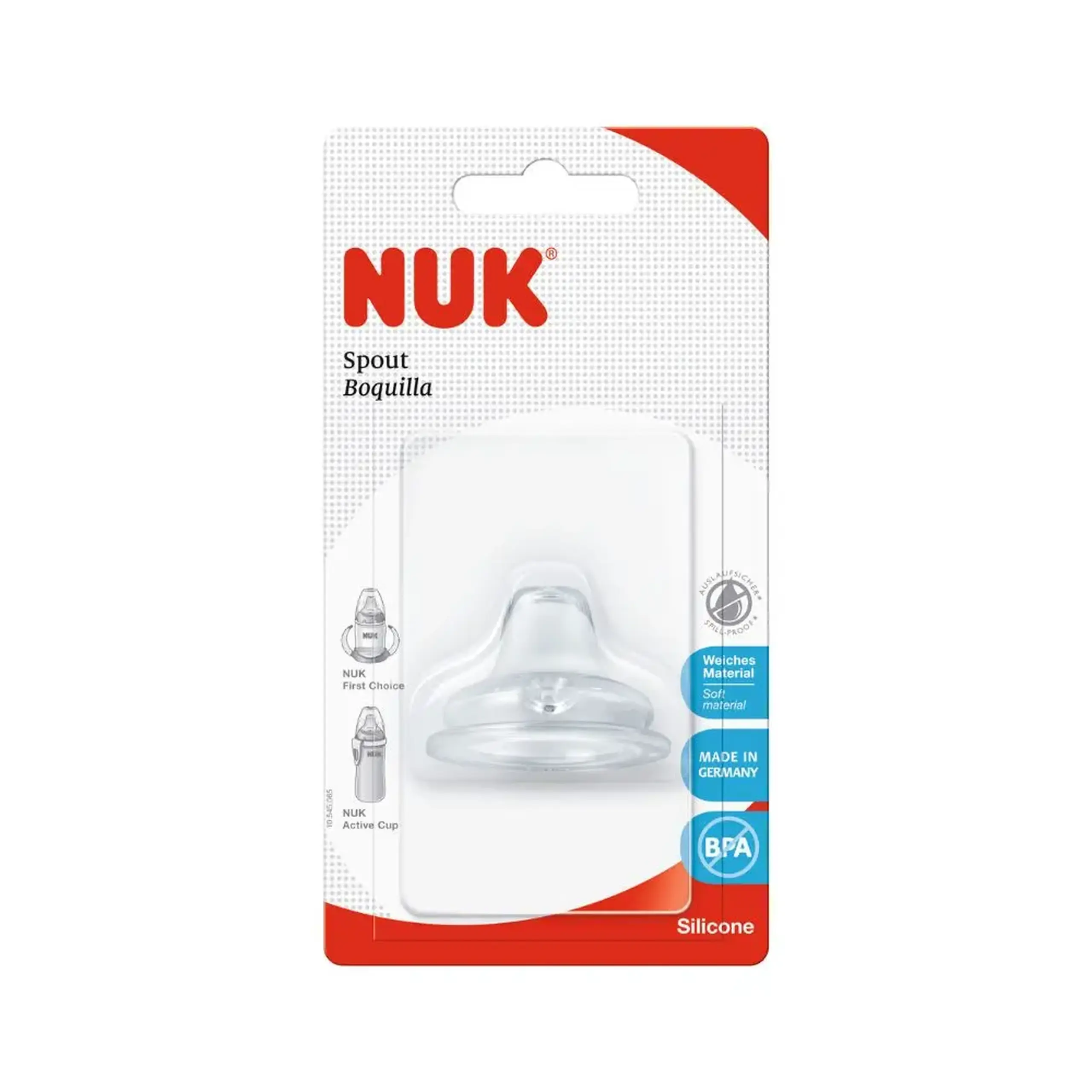 NUK Adaptor biberon silicon First Choice 6luni+