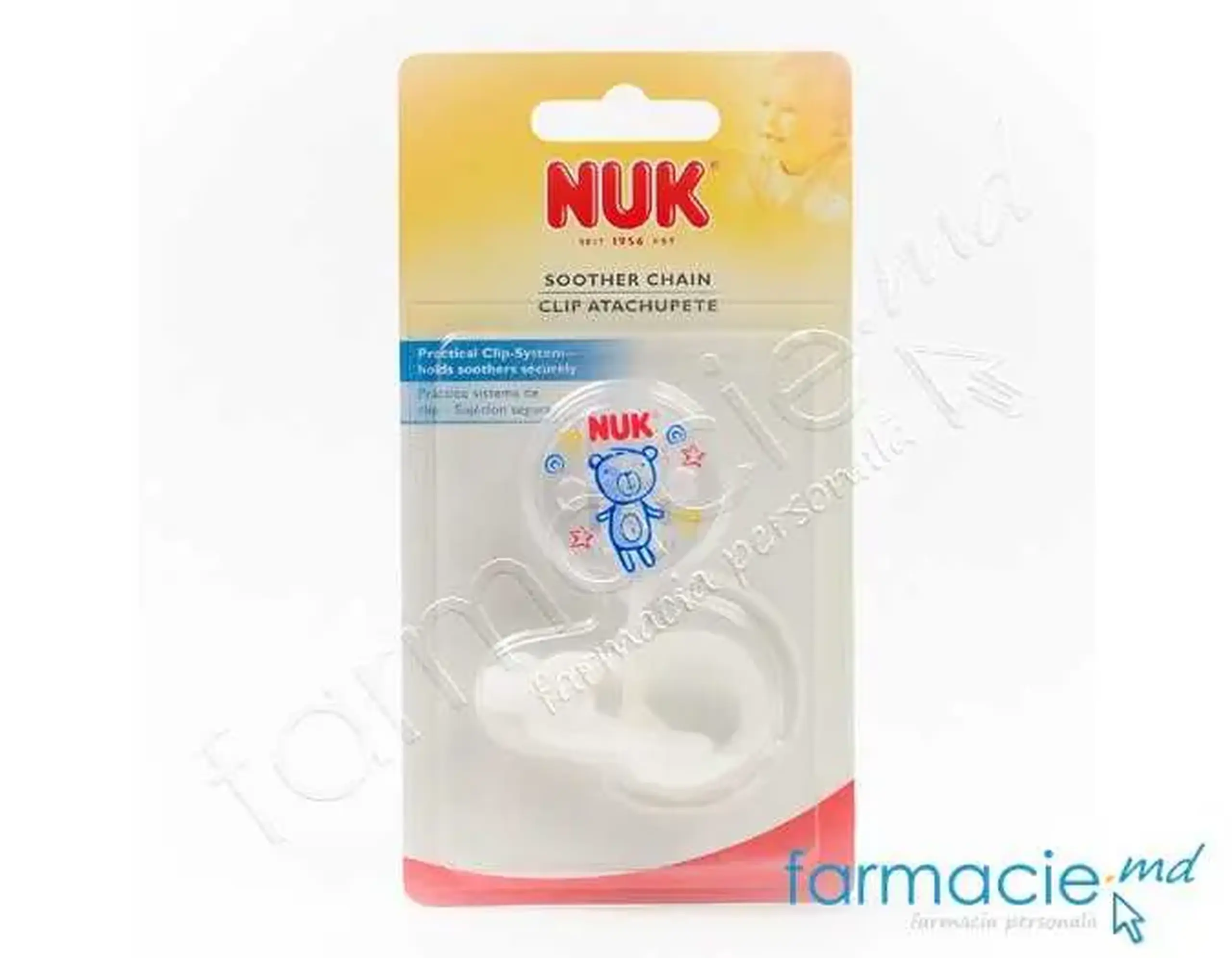 NUK Lantisor-clema suzeta