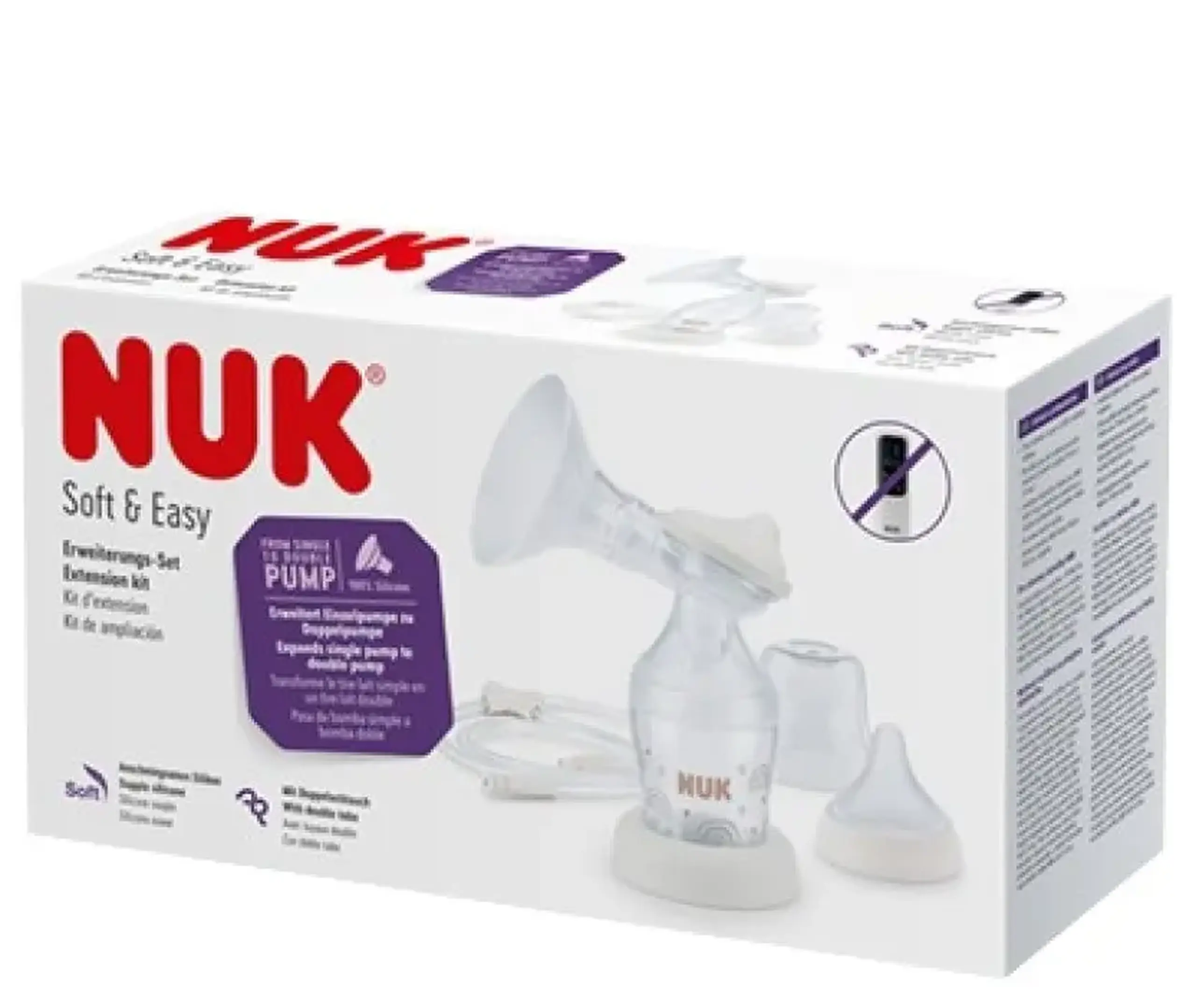 NUK kit de extensie pentru succipompa electrica Soft&Easy