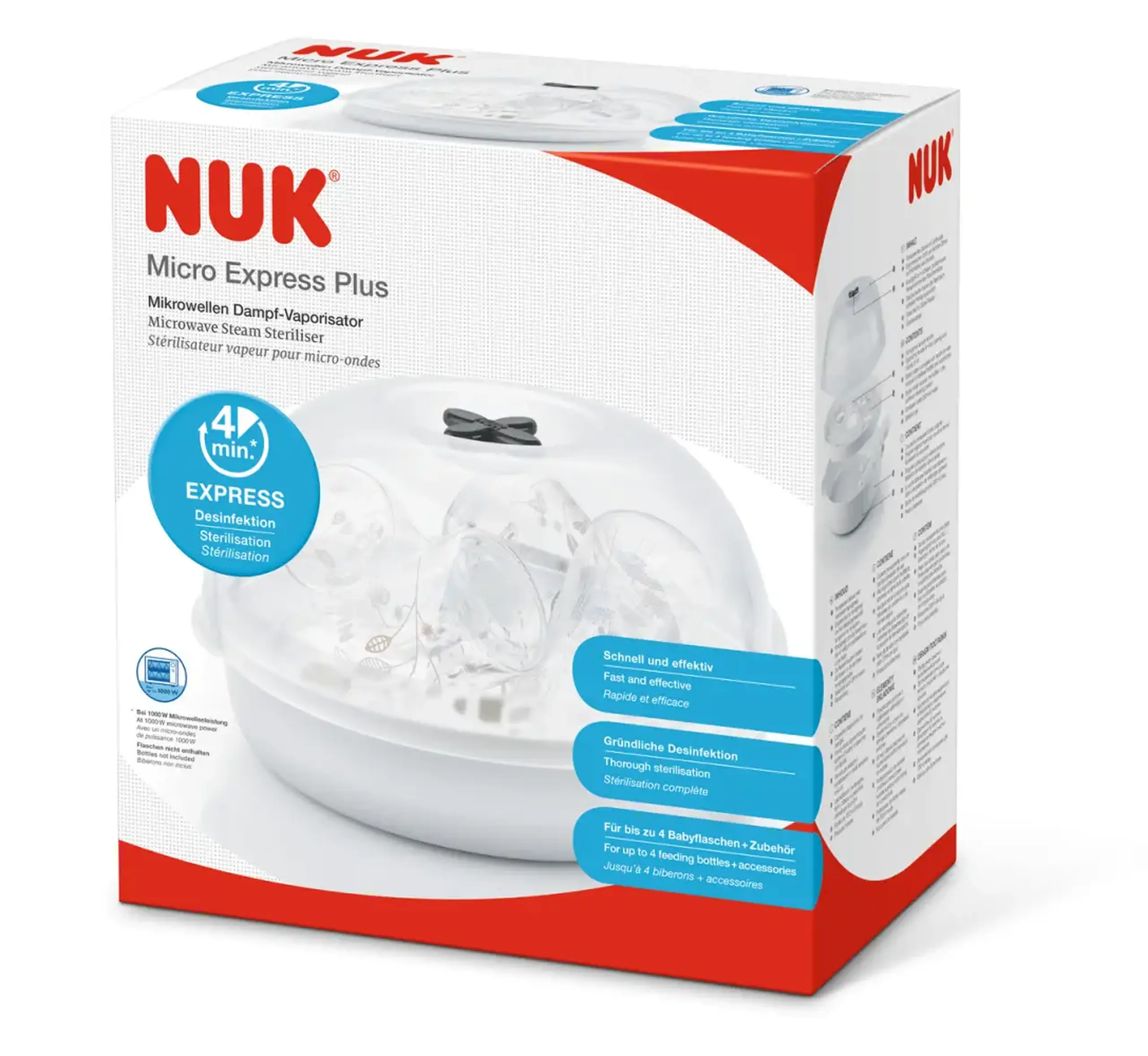 NUK Sterilizator microunde