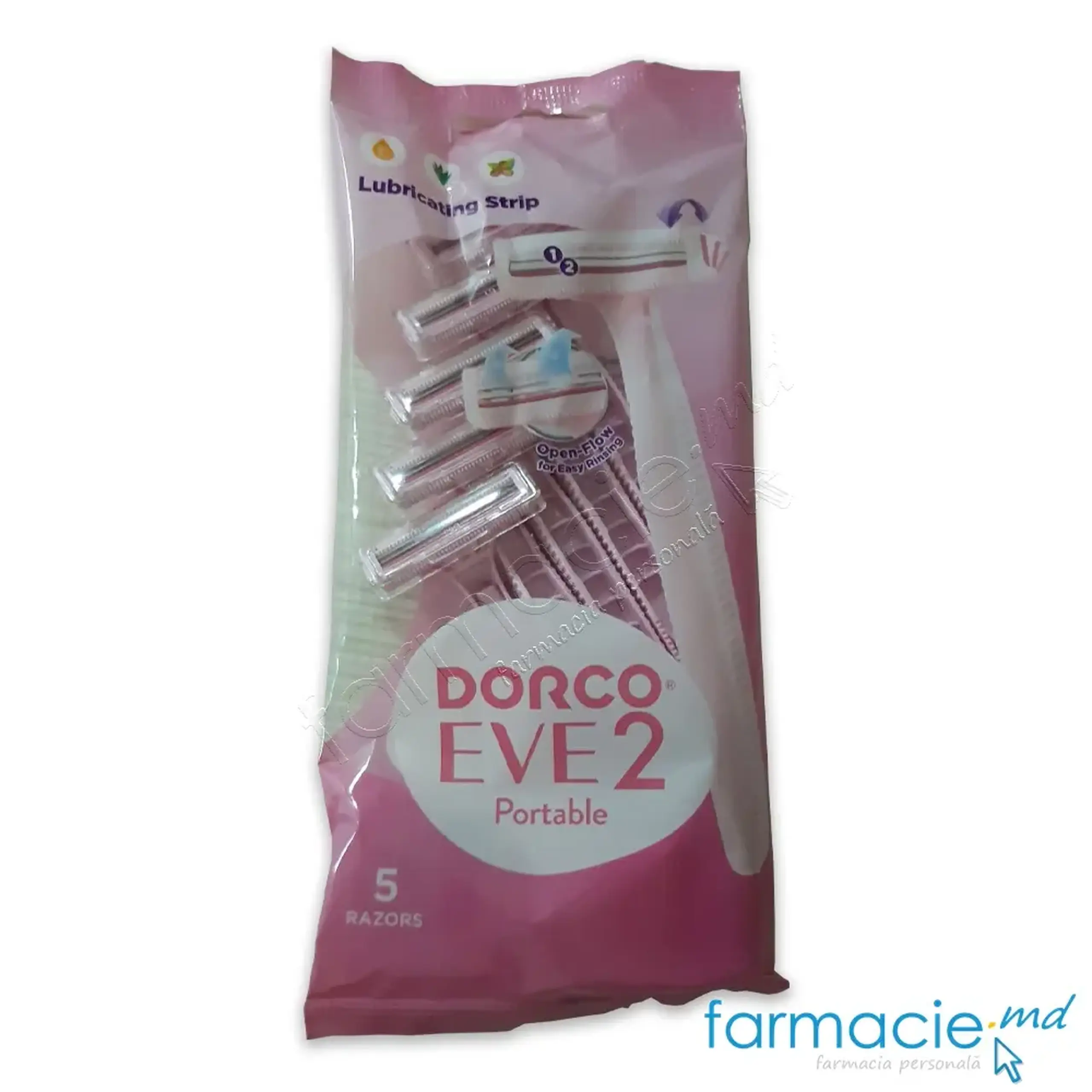 Dorco Eve 2 Razor portabil 2 lame N5 femei