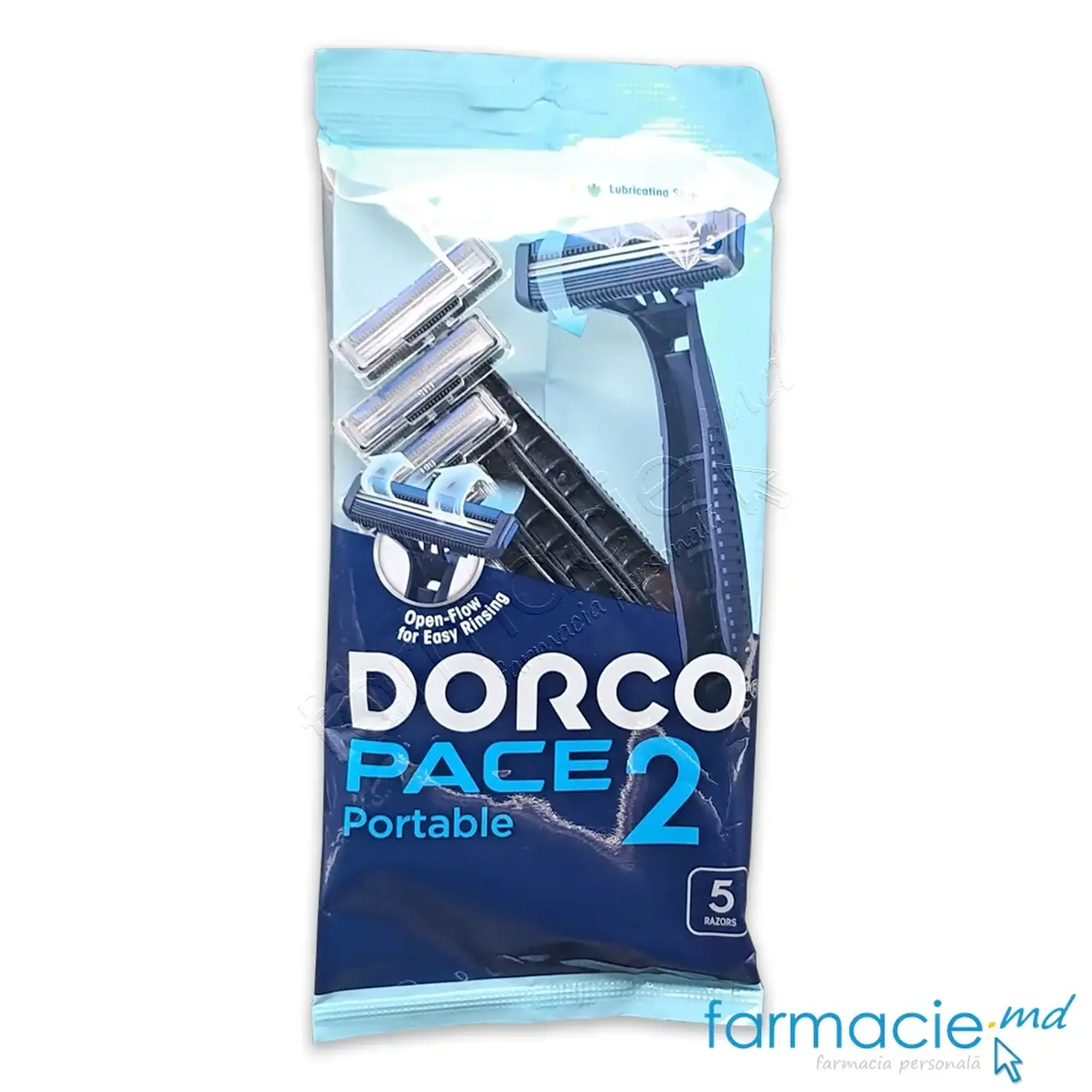 Dorco Pace 2 Razor portabil 2 lame N5 barbati