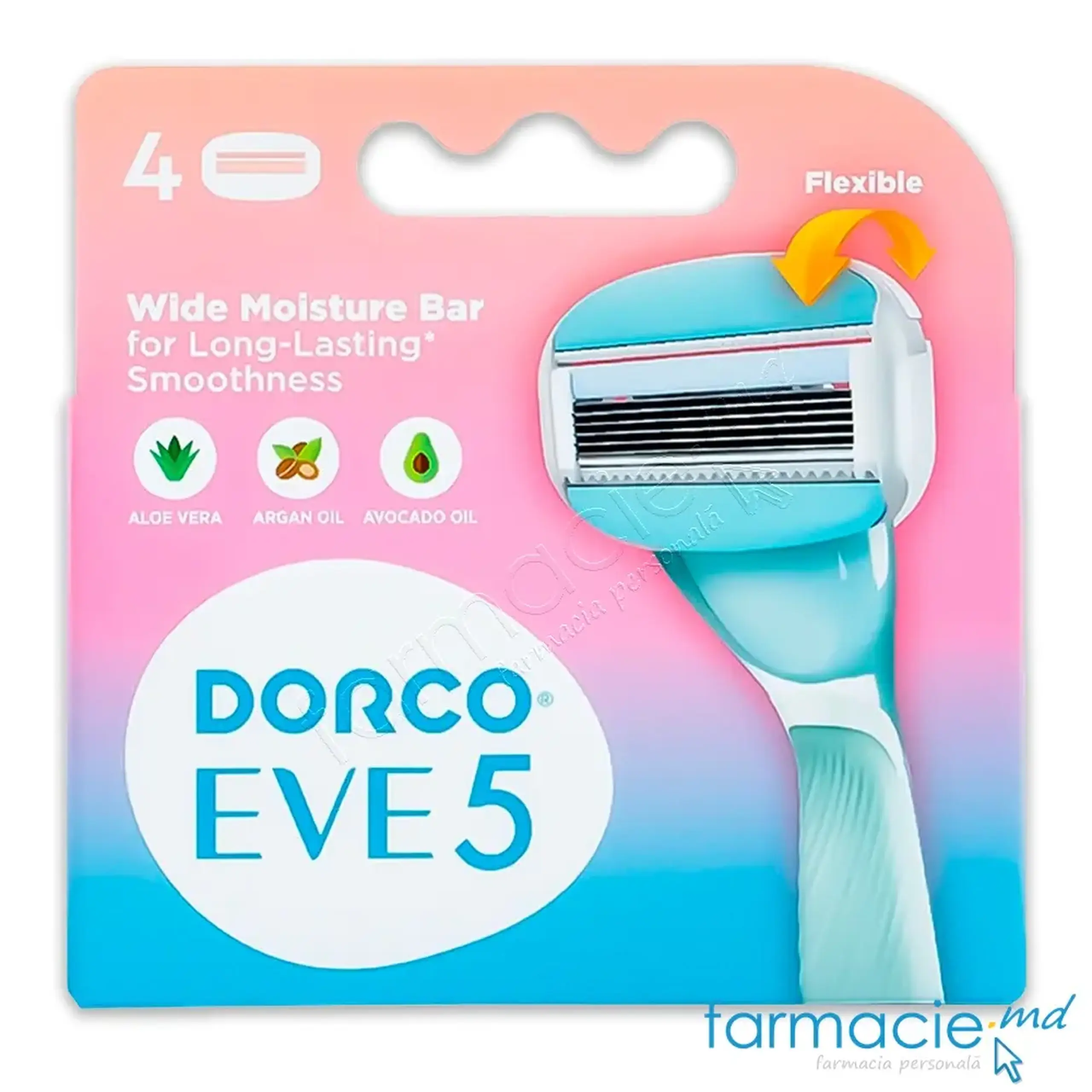 Dorco Eve 5 Rezerva ras 5 lame N4 femei