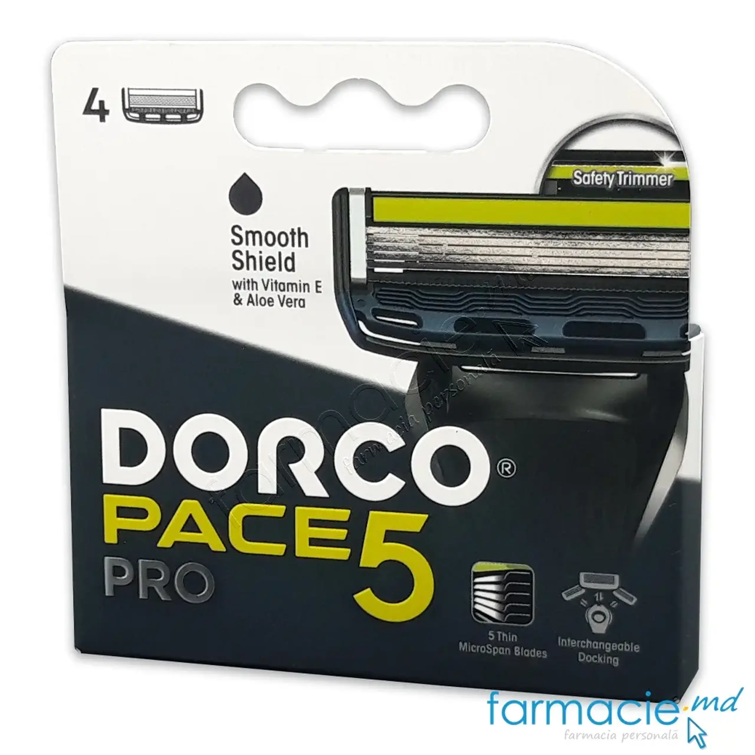 Dorco Pace 5 Pro Rezerva ras 5 lame N4