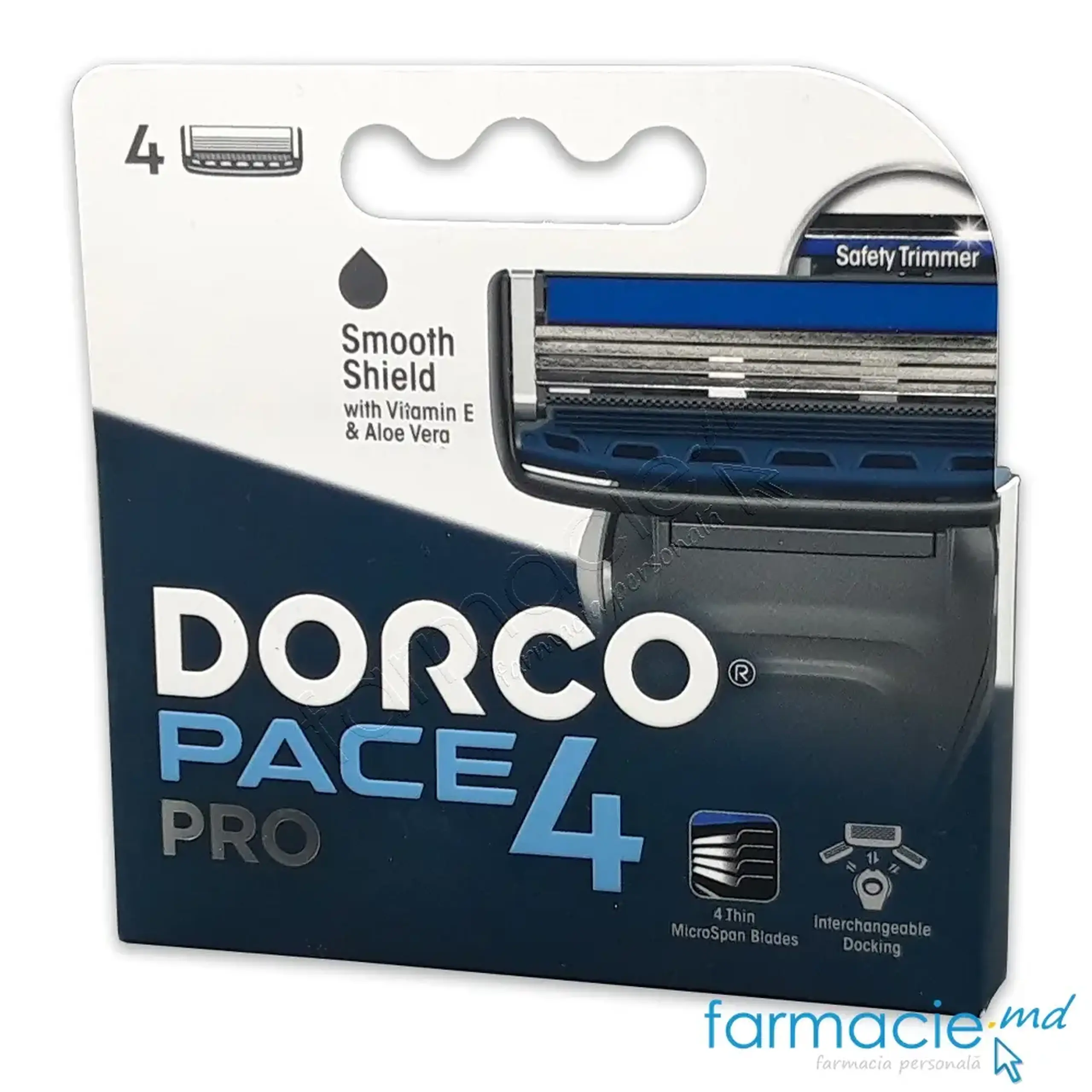 Dorco Pace 4 Pro Rezerva ras 4 lame N4