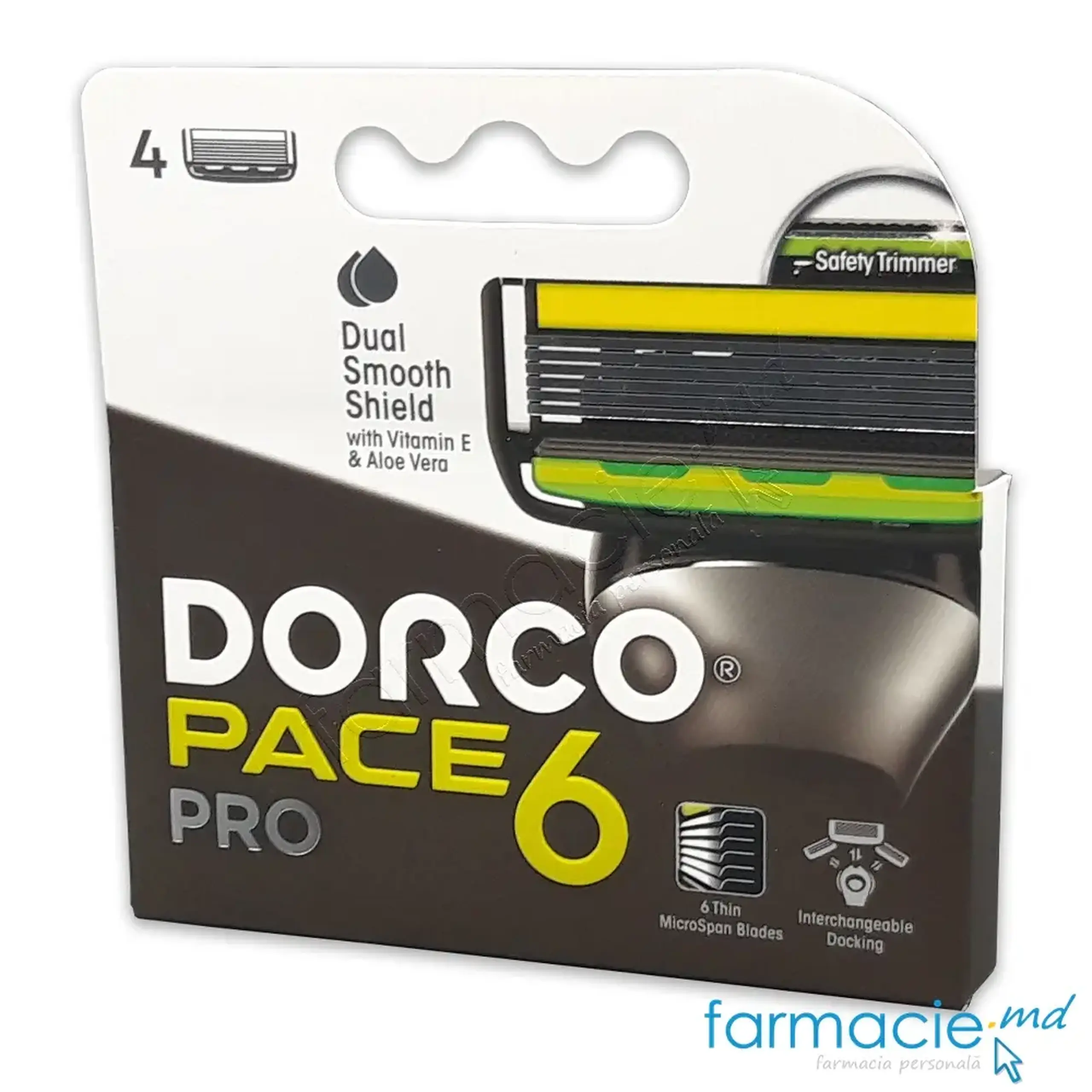 Dorco Pace 6 Pro Rezerva ras 6 lame N4