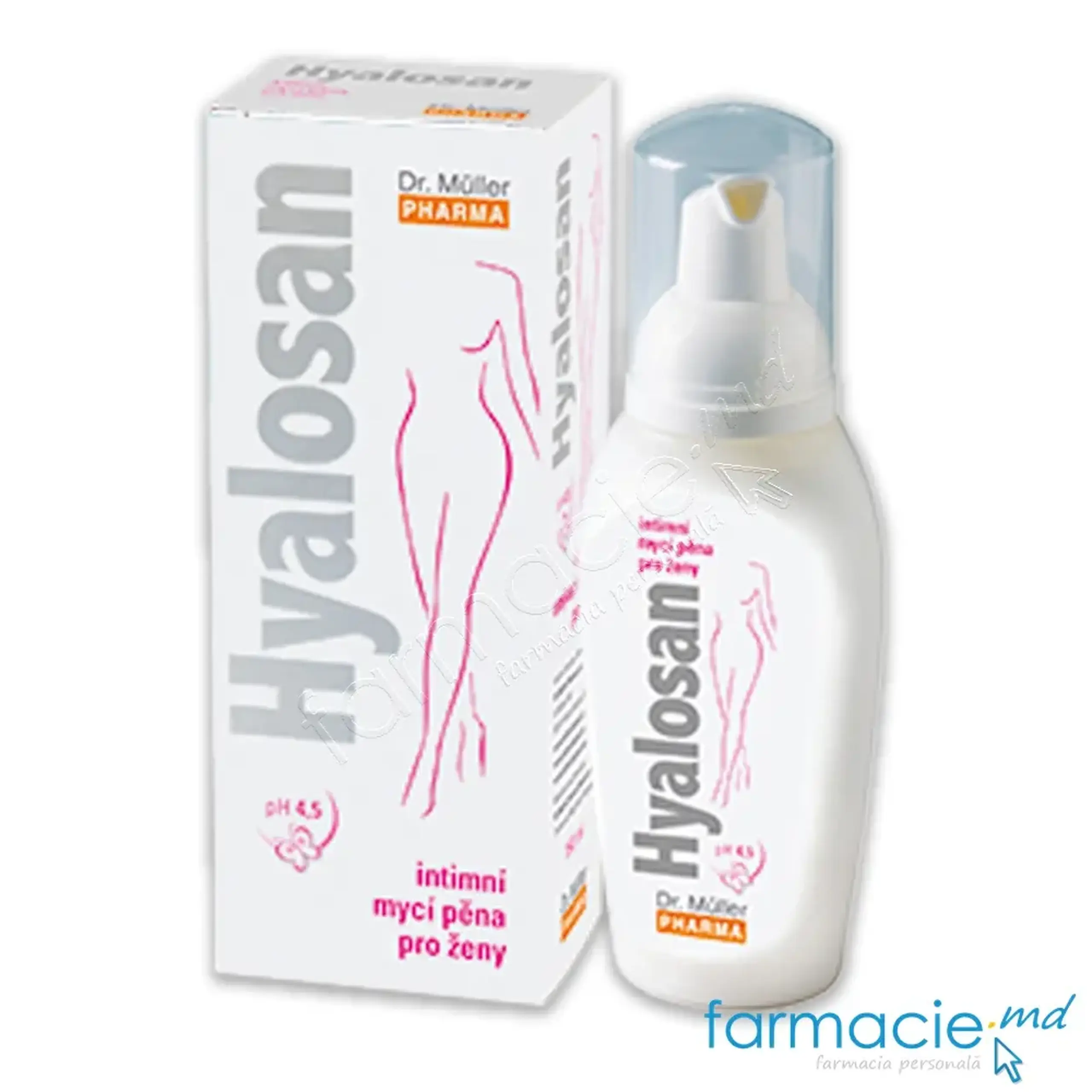 Hyalosan Spuma igiena intima pH 4.5 150ml Dr. Muller PHARMA