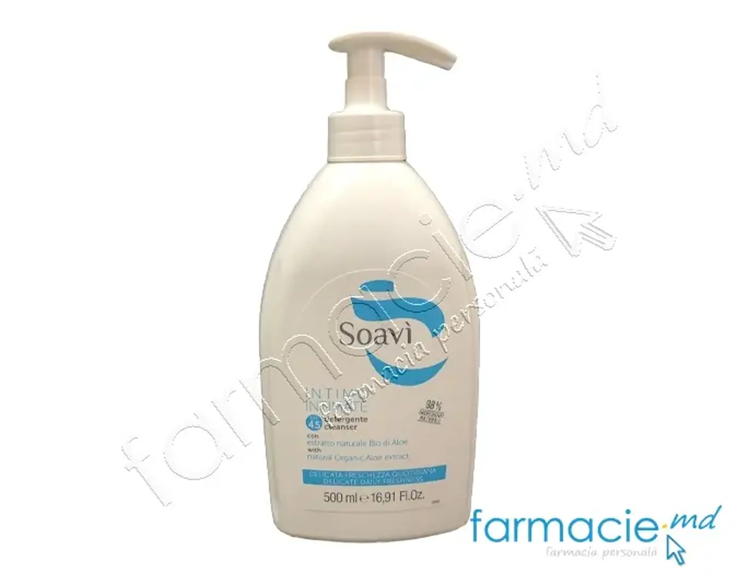 Soavi gel intim pH 4,5 (extract de aloe) 500ml FZ