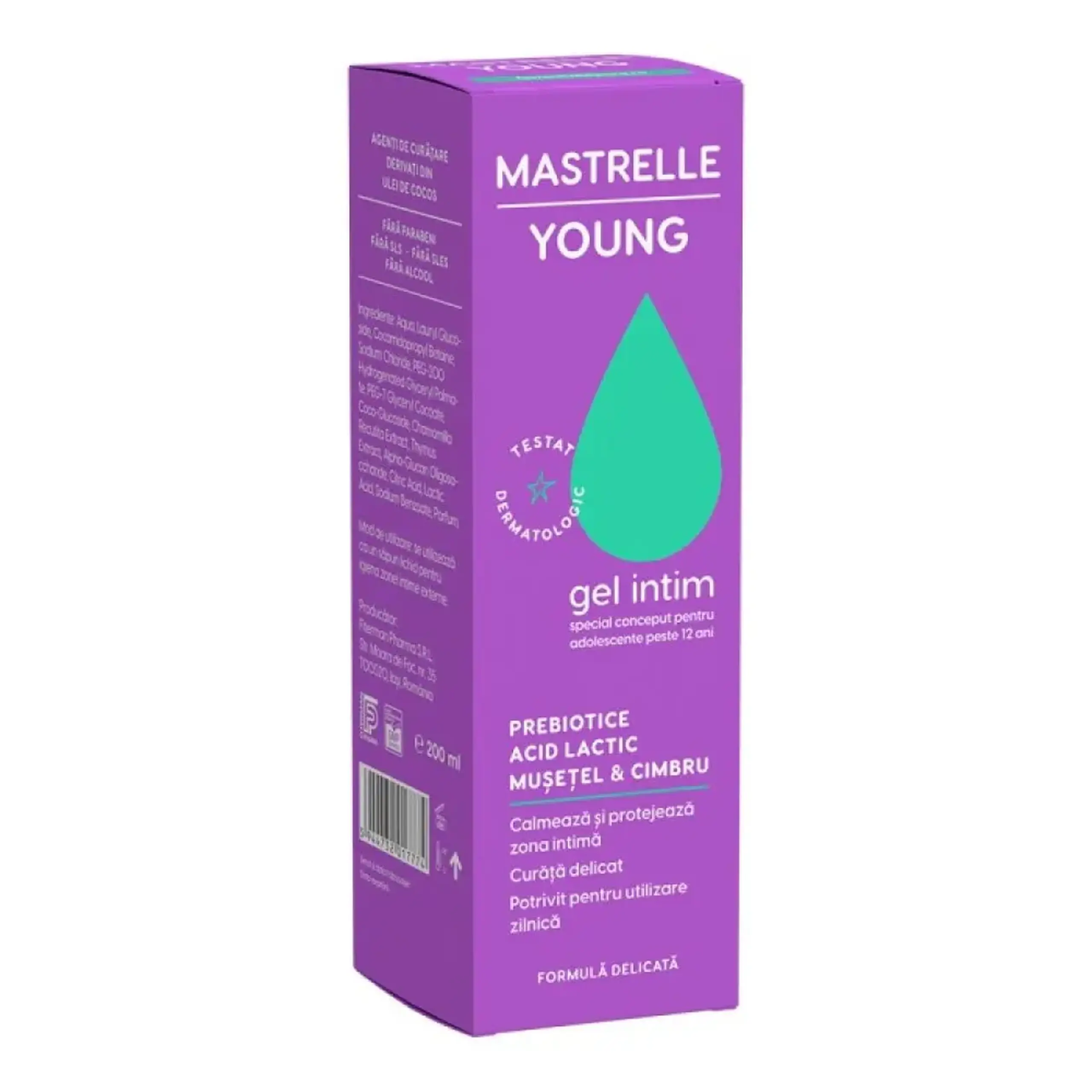 Mastrelle Young (tineri) gel intim 200ml Fiterman